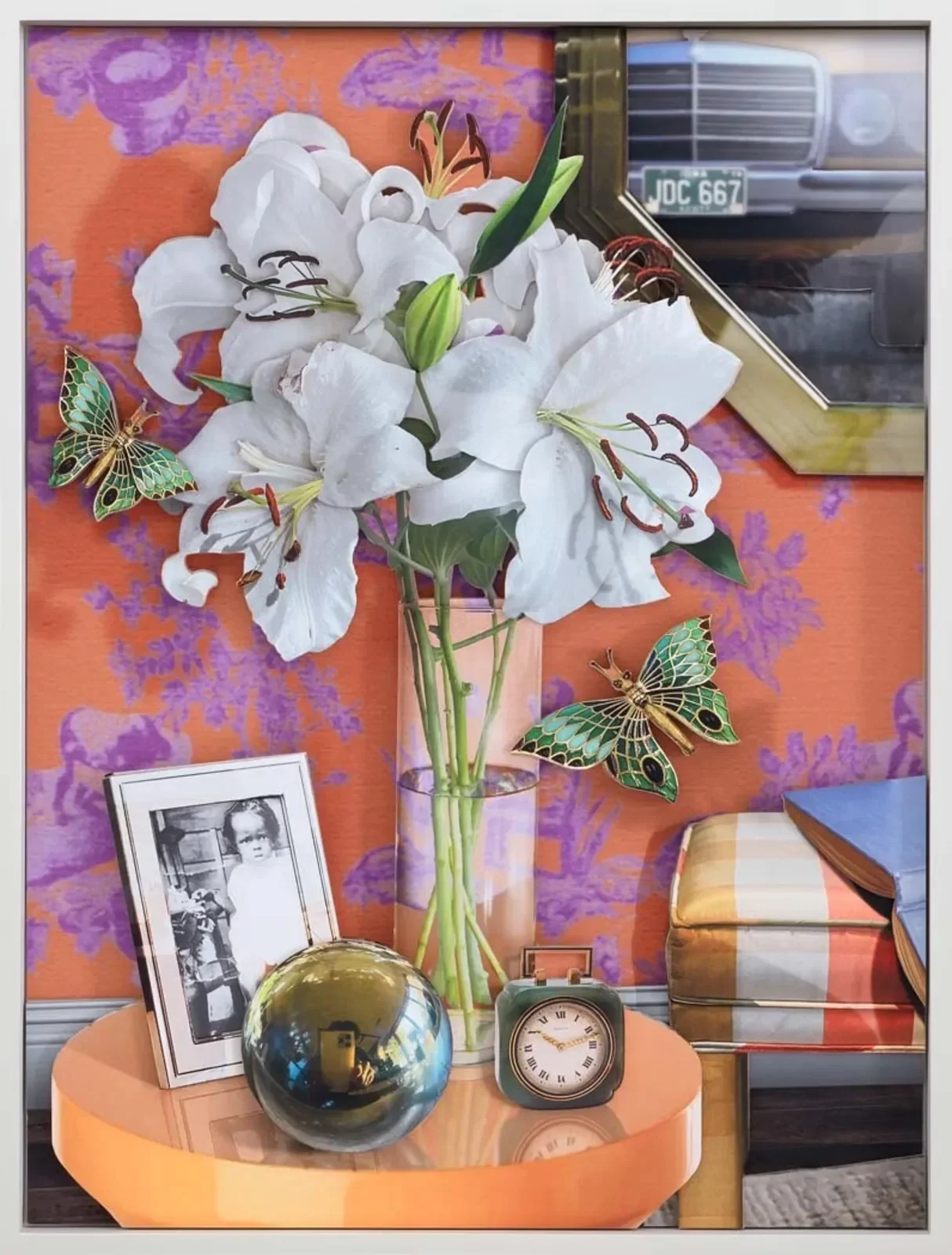 TRYING TO REMEMBER THE FUTURE, 2025
Mixed media collage in relief on wood panel
42 × 30 in | 106.7 × 76.2 cm