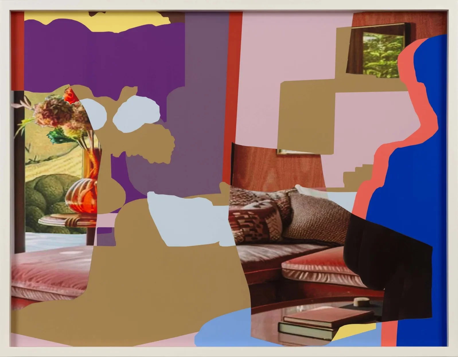 GOOD LIFE 1988 (Study), 2025,
Graphic print with collaged inkjet print on paper
17 × 22 in | 43.2 × 55.9 cm