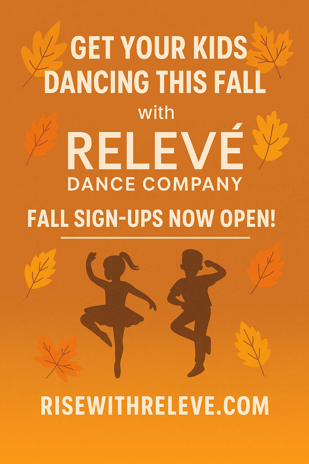Get Your Kids Dancing This Fall with Relevé Dance Company