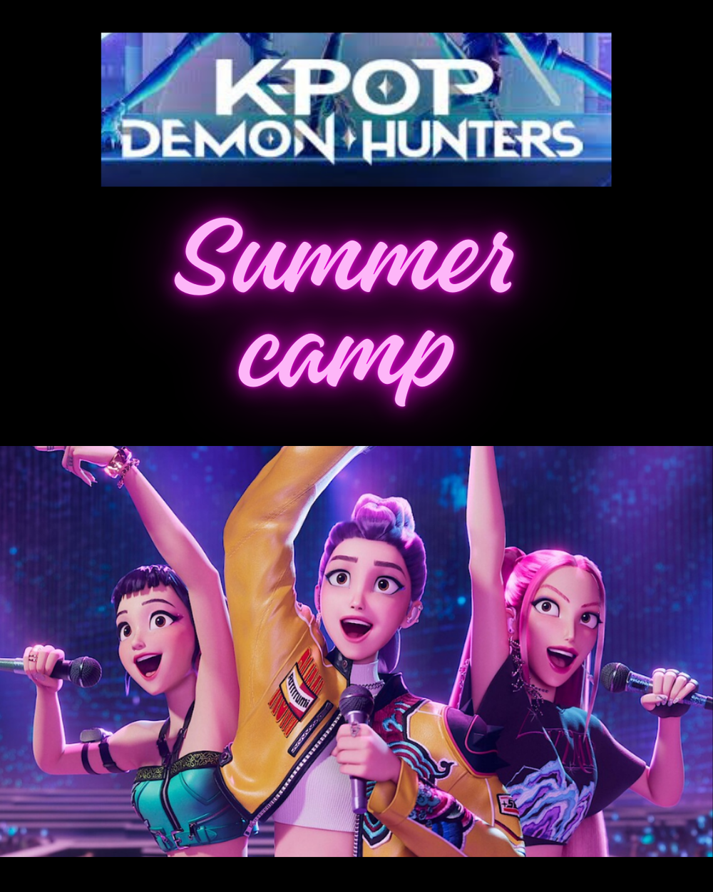 K-Pop Demon Hunters summer dance camp 2026 at Relevé