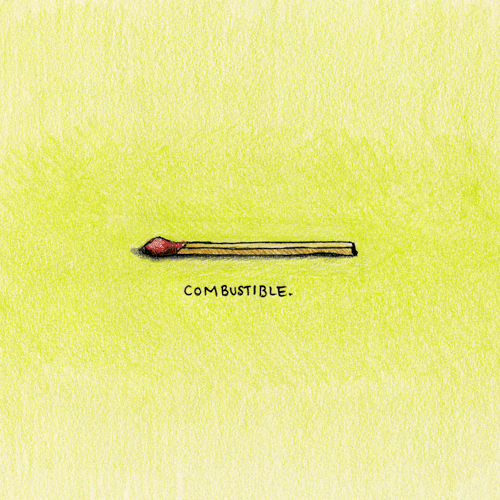  colored pencil and ink on paper 