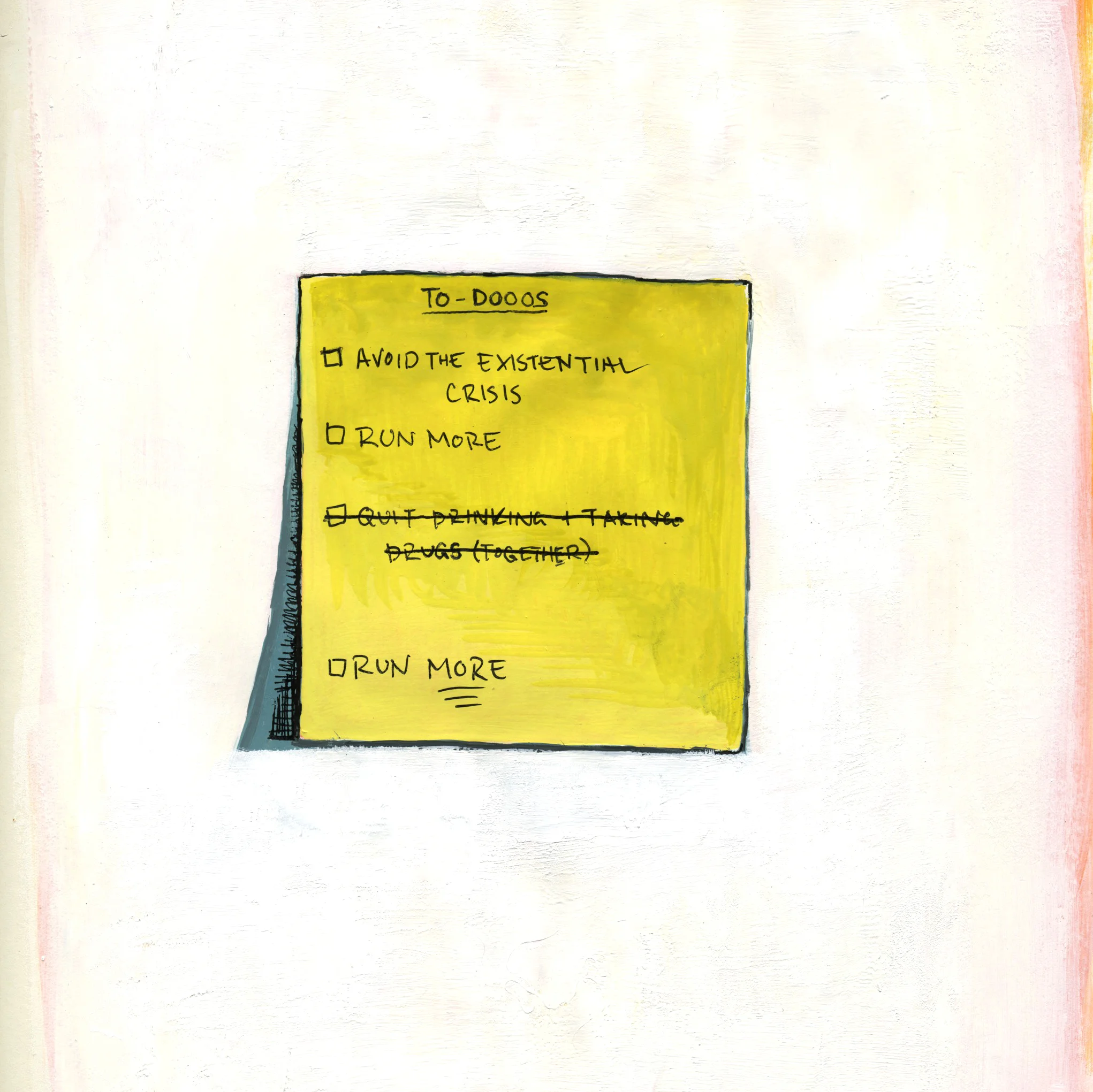  acrylic ink, gouache, pen on paper 