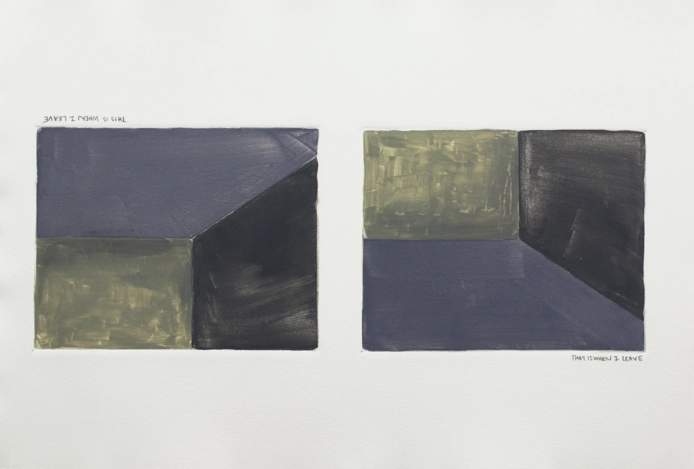 this is when I leave/that is when I leave