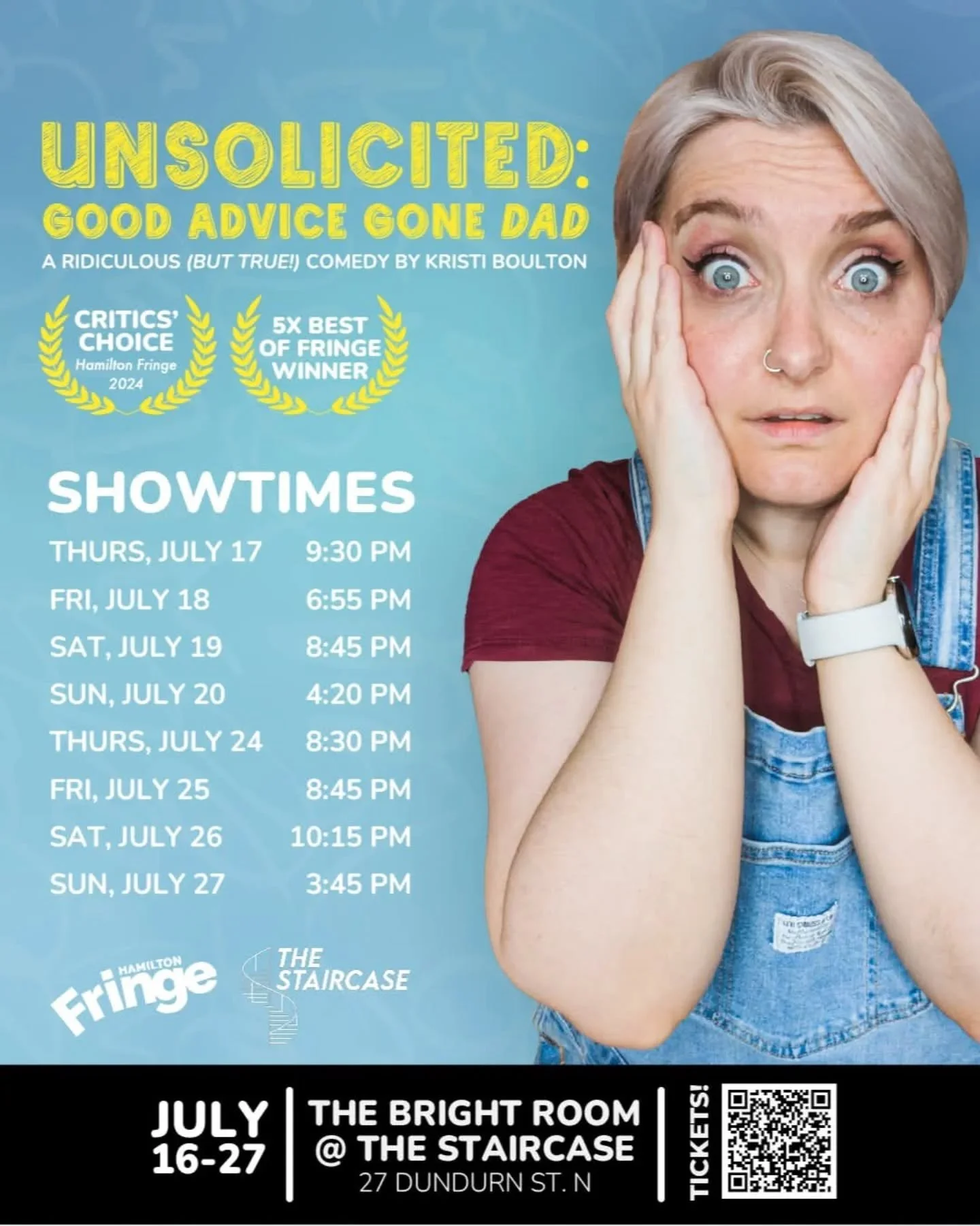 ✨ NEW REVIEW ✨

Comedian and storyteller Kristi Boulton returns with a heartfelt and hilarious show about the wonderfully weird and unsolicited advice her dad has given her over the years&hellip;

Check out my full review:  https://www.steelcityrevie
