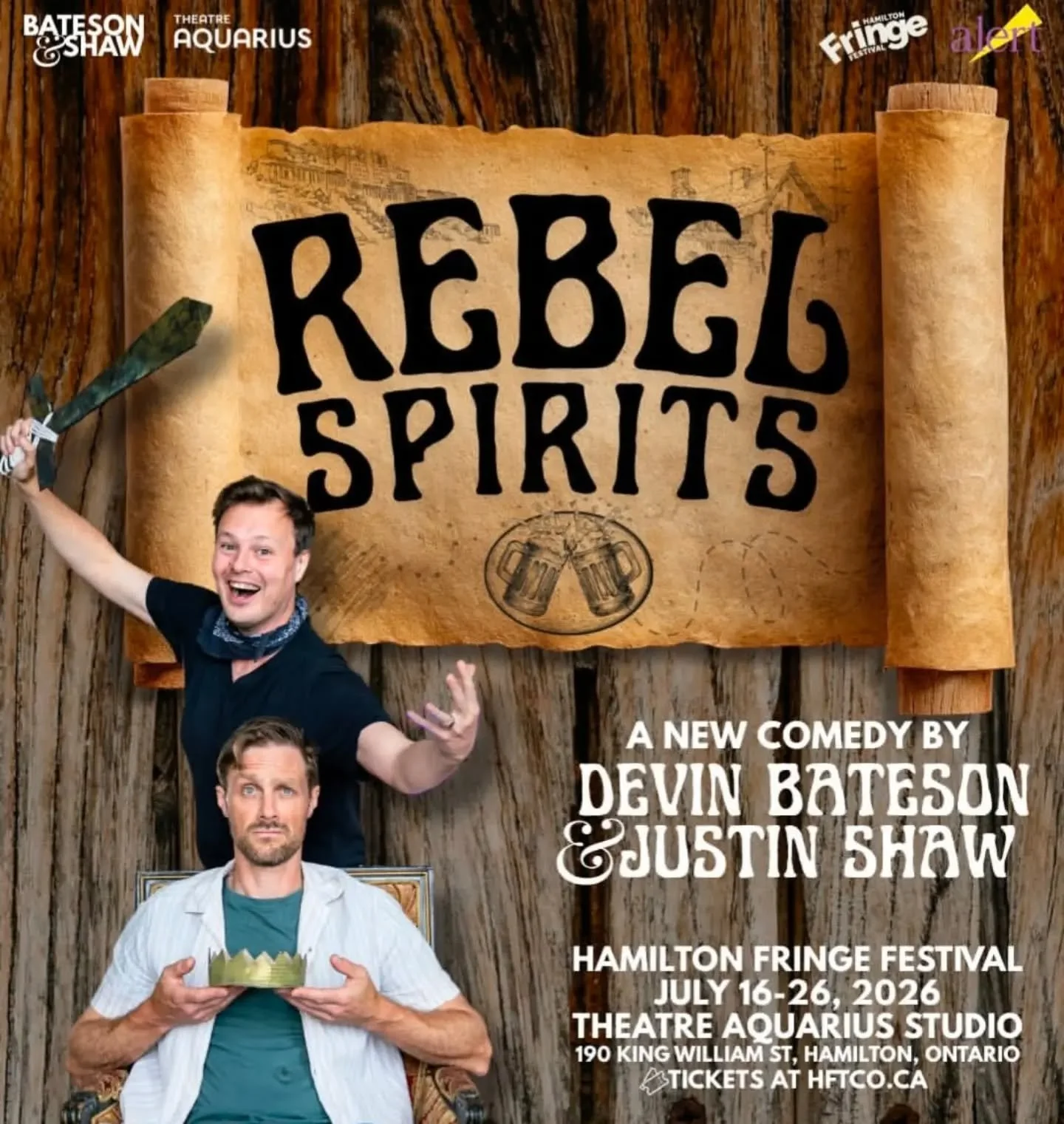 ✨ NEW REVIEW ✨ 

The energetic sketch comedy duo Bateson &amp; Shaw return to the Hamilton Fringe in "Rebel Spirits"- an imaginative and polished production full of sitcom inspired comedic magic&hellip; 

👀 For my full review, please visit
