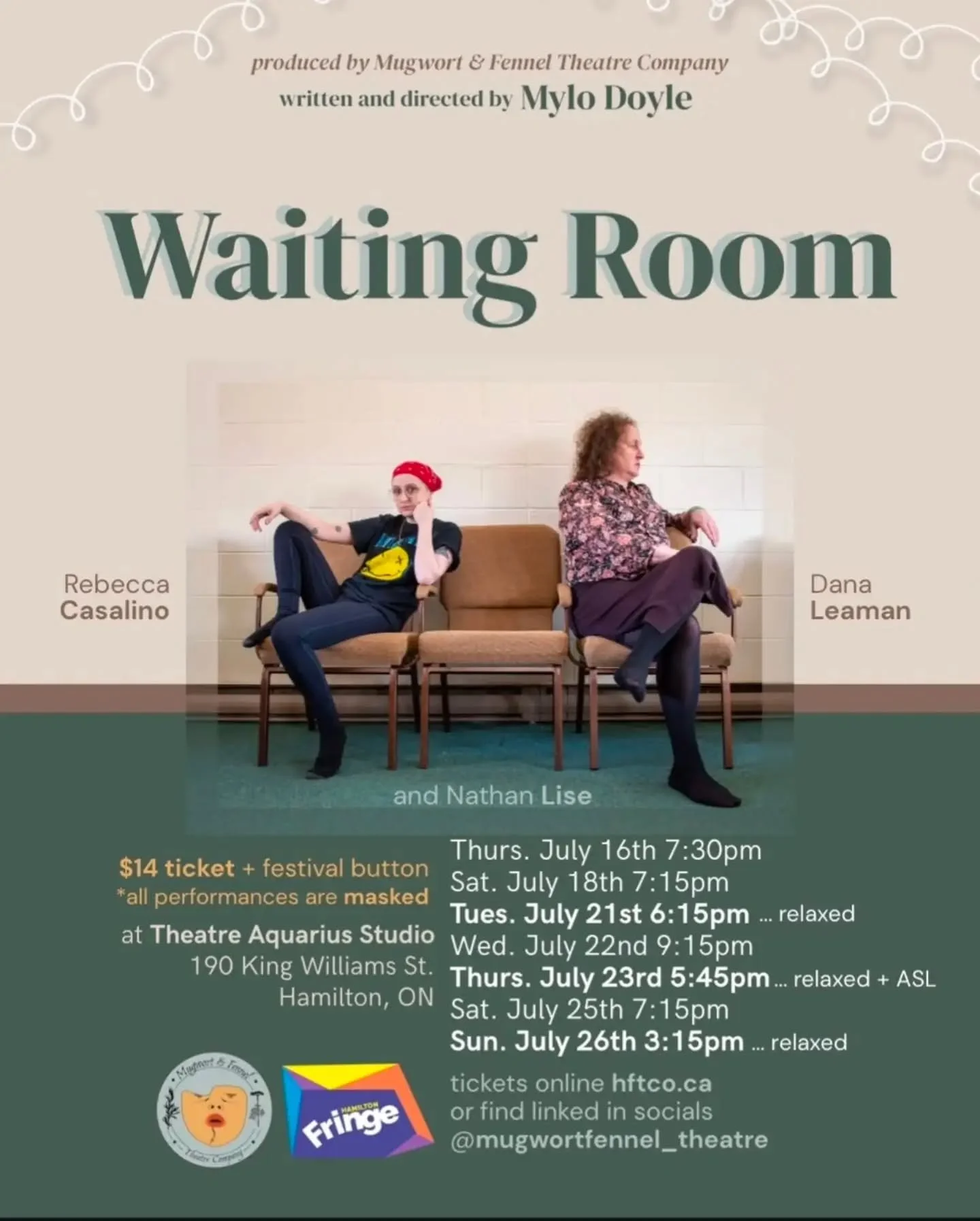 ✨ NEW REVIEW ✨ 

Mylo Doyle&rsquo;s "Waiting Room" is a strong, contemplative piece of theatre at this year&rsquo;s Fringe that takes its audience on a relatable journey through grief and what happens after&hellip;

👀 For my full review, p