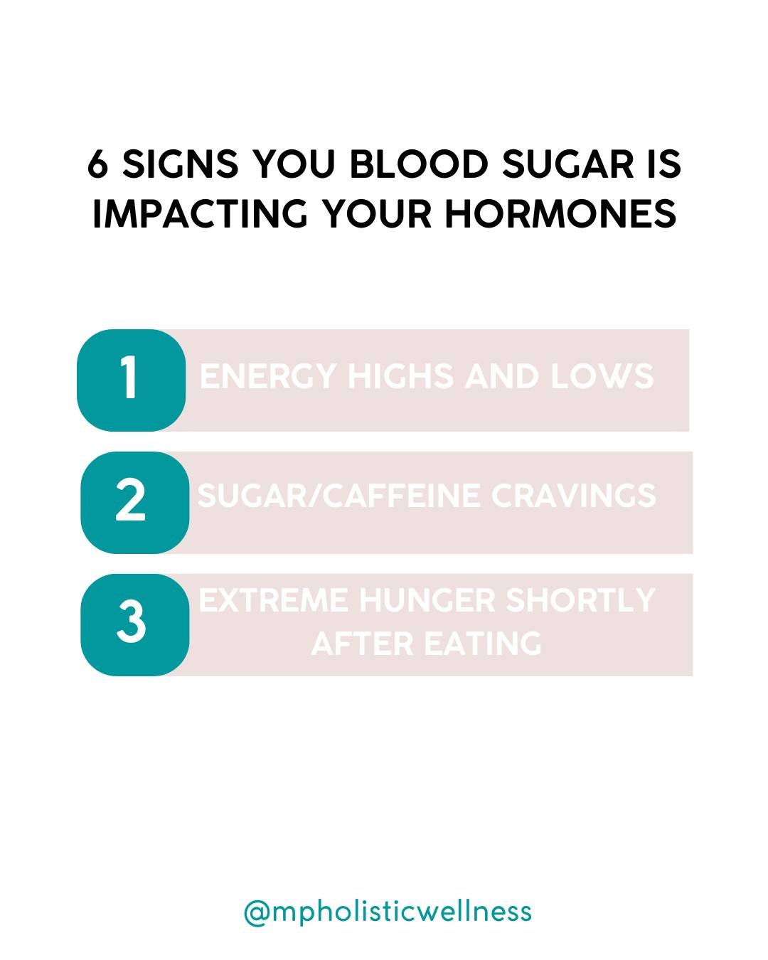 If your hormones feel &ldquo;off,&rdquo; your cycle feels chaotic, or your energy is all over the place&hellip; this is one of the first places I look.

Blood sugar doesn&rsquo;t just affect weight or cravings, it directly impacts cortisol, progester
