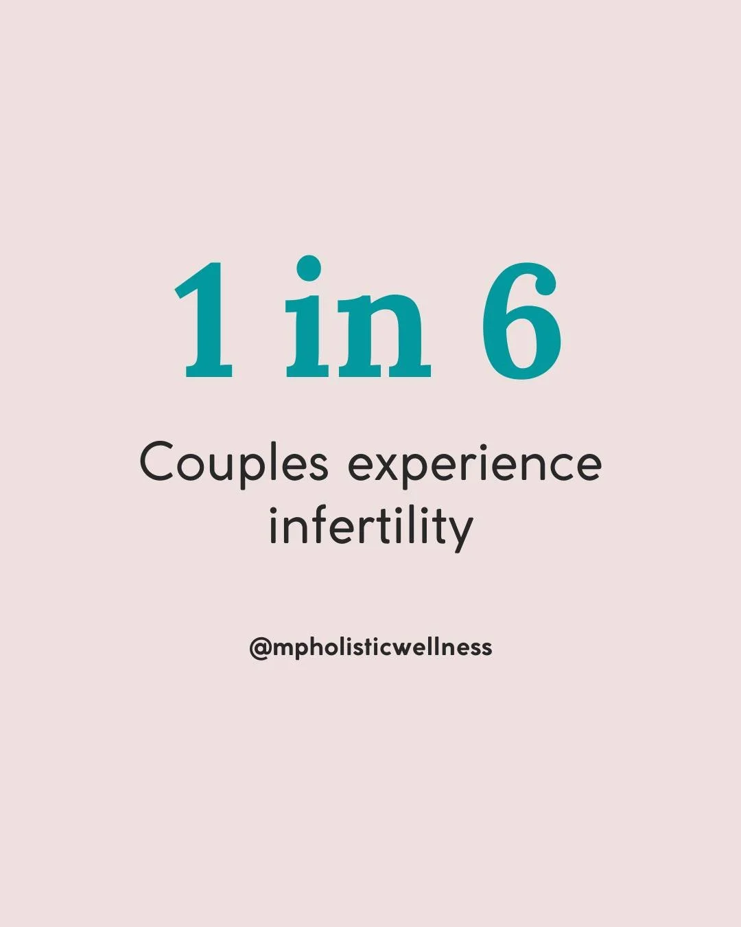 This week is infertility awareness week. 

1 in 6 couples experience infertility. 1 in 4 pregnancies end in miscarriage. 

I fall into both those numbers. And while we prefer to keep this part of our journey private for now, I feel compelled to share