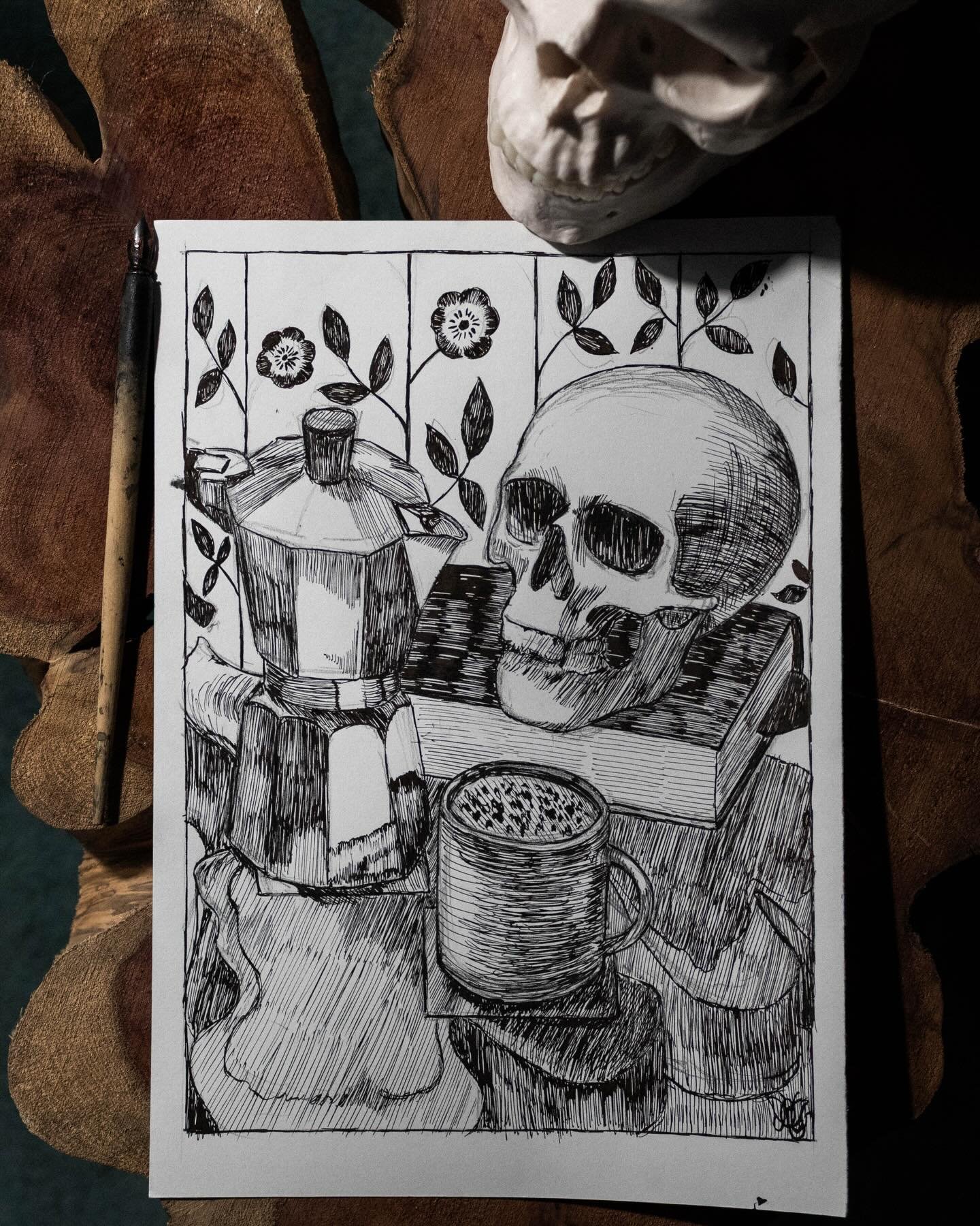 This week&rsquo;s prompt for @jehane_ltd Golden Thread is FIKA, which is the Swedish tradition of taking time to pause. Usually with coffee, sweet treats and friends. 

It turns out that I&rsquo;ve been practising this tradition for years, but never 