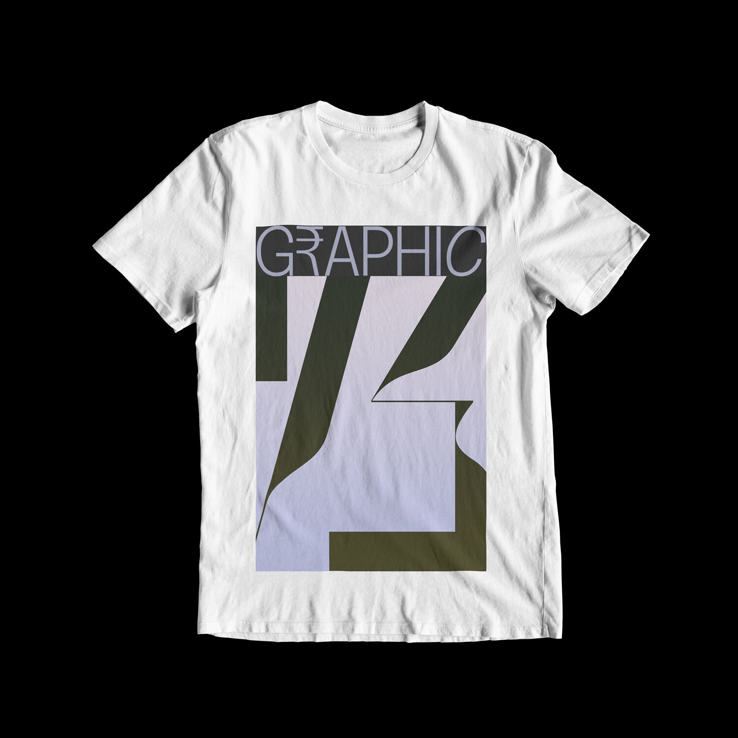 Camiseta con collage gráfico
