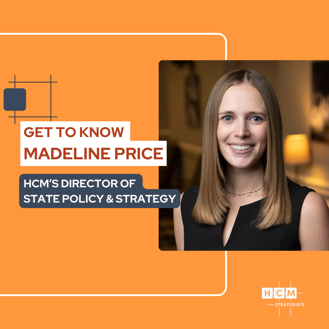 Staff Spotlight: Five Questions with Madeline Price. Get to know our Director of State Policy &amp; Strategy