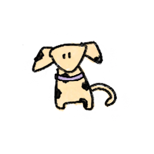 Ilustração do cão cliente, a beagle Roxy