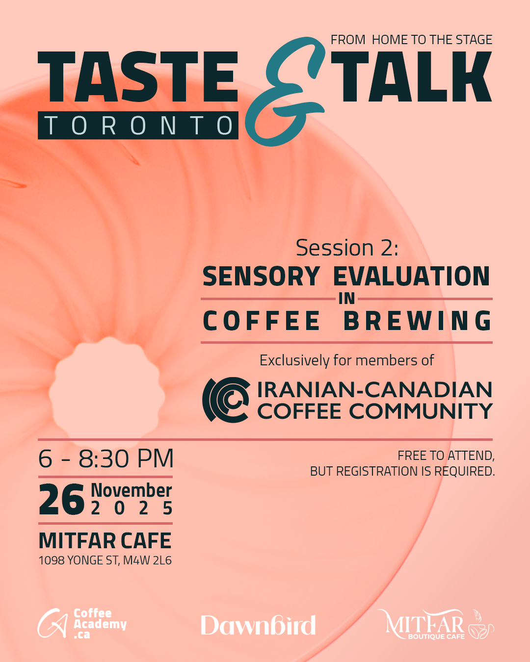 Taste &amp; Talk: A Guided Tasting Experience – Coffee Cupping (Session 2)