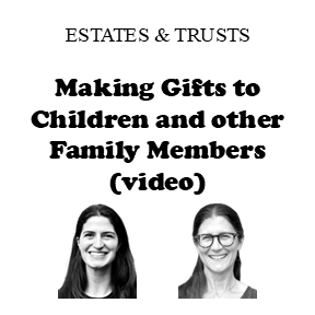Making Gifts to Children and Other Family Members