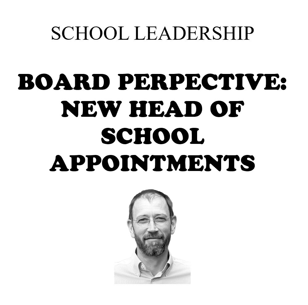 Head of School Contract Renewals - Discussion for Independent School Boards and Board Chairs