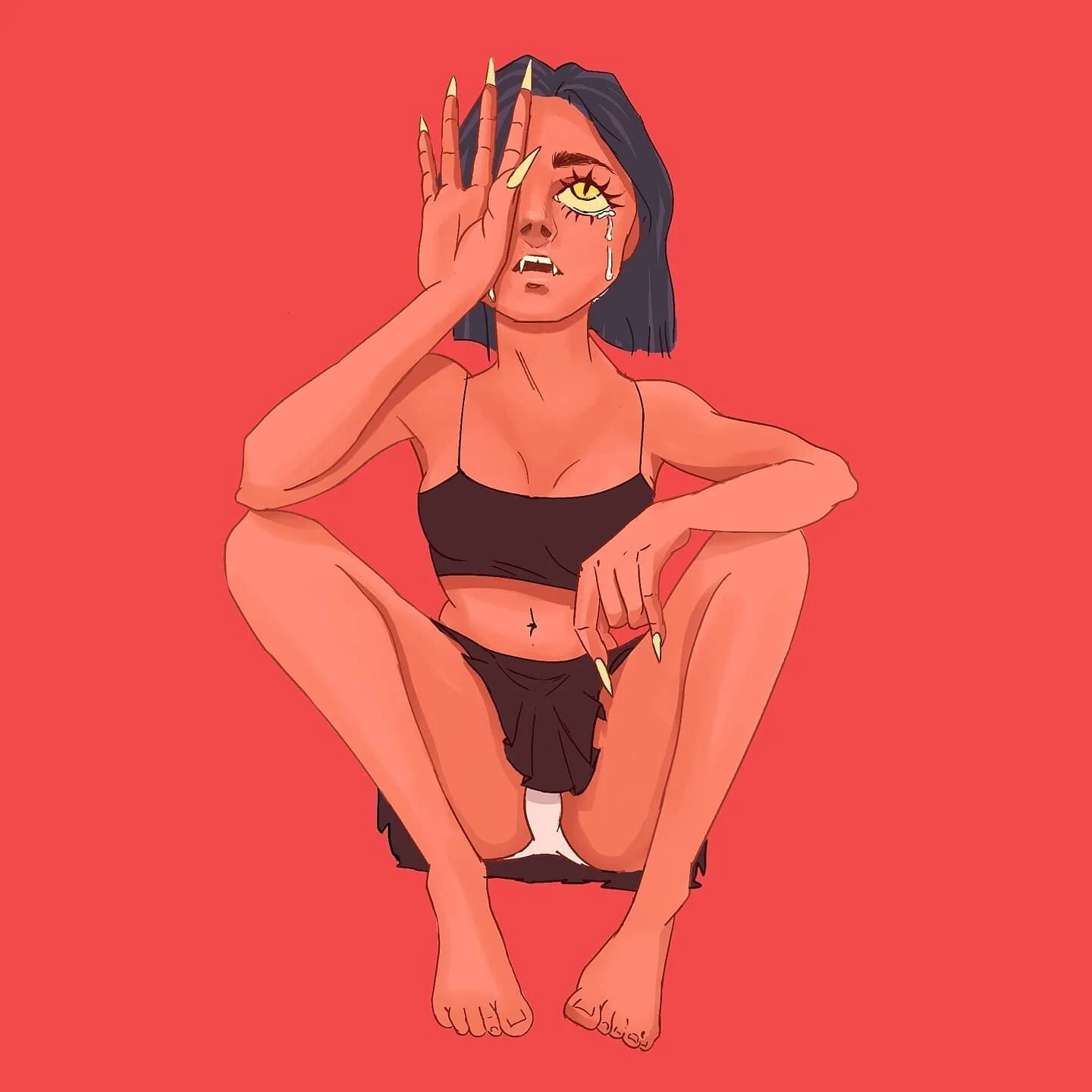 Esta la he subiso unas 3 veces porque Instagram me cancel&oacute; pero ya nada importa... 
.
.
.
.
.
.
.
.
.
#characterdesign #sketch #art #draw #digitalart #digitaldrawing #colour #photoshop #doodle #drawing #sketching #illustration #digitalillustra