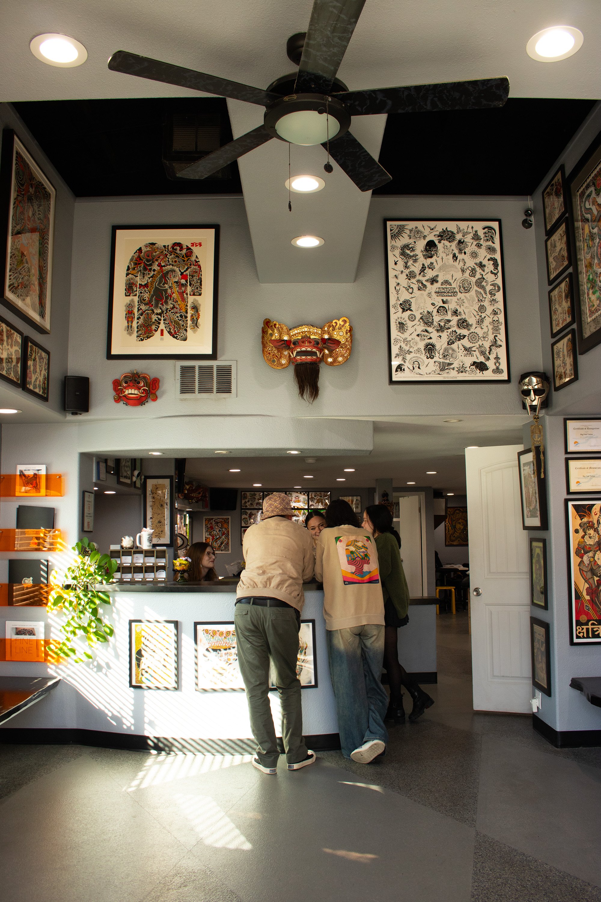 Big Fish Tattoo interior.