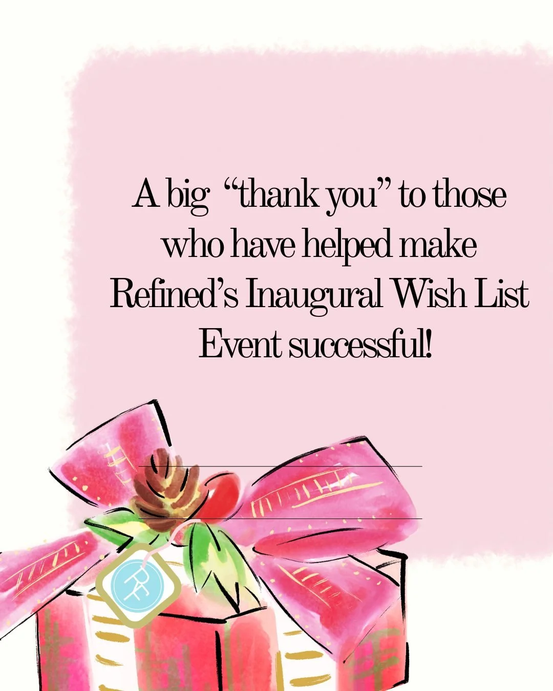 Tired of getting socks and puzzles for Christmas? Refined's Wish List event is the answer. Come in and fill yours out today.

For those who have completed their wish list, a big THANK YOU!

#wishlistevent #shopsmall #christmasgiftidea