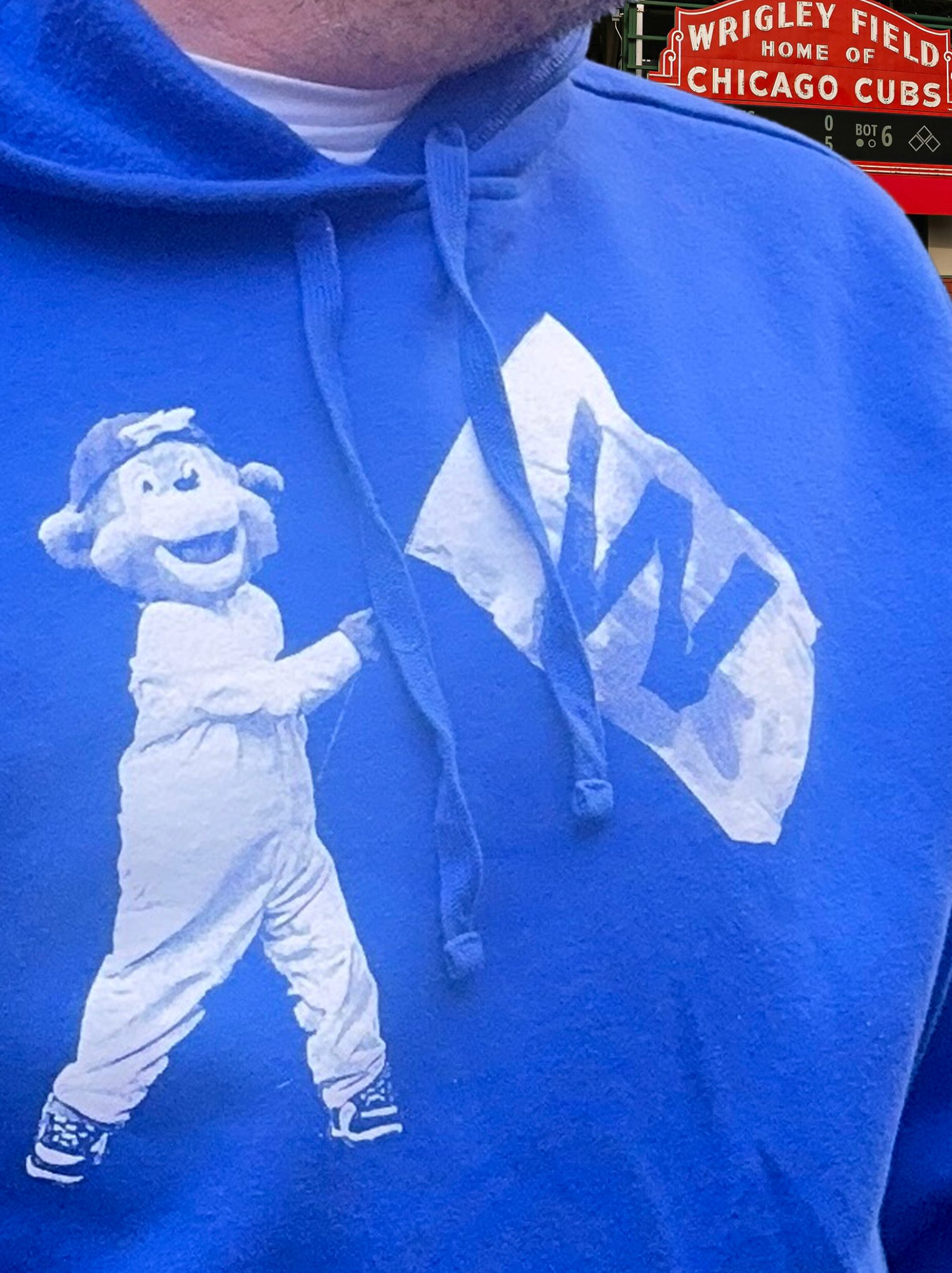 Clark the Cub W Flag Hoodie