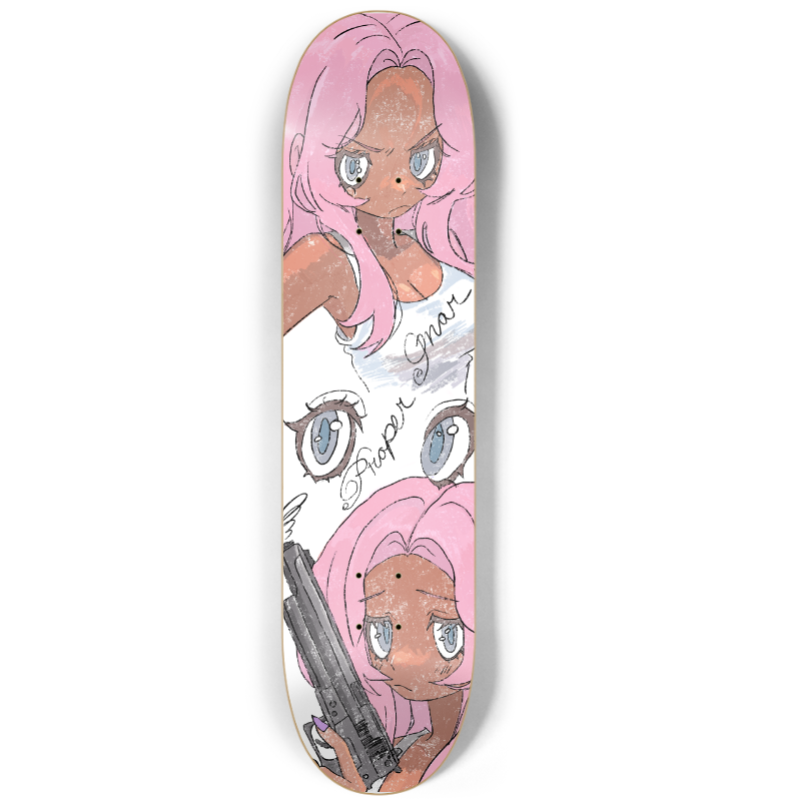 Spent Skateboard Deck