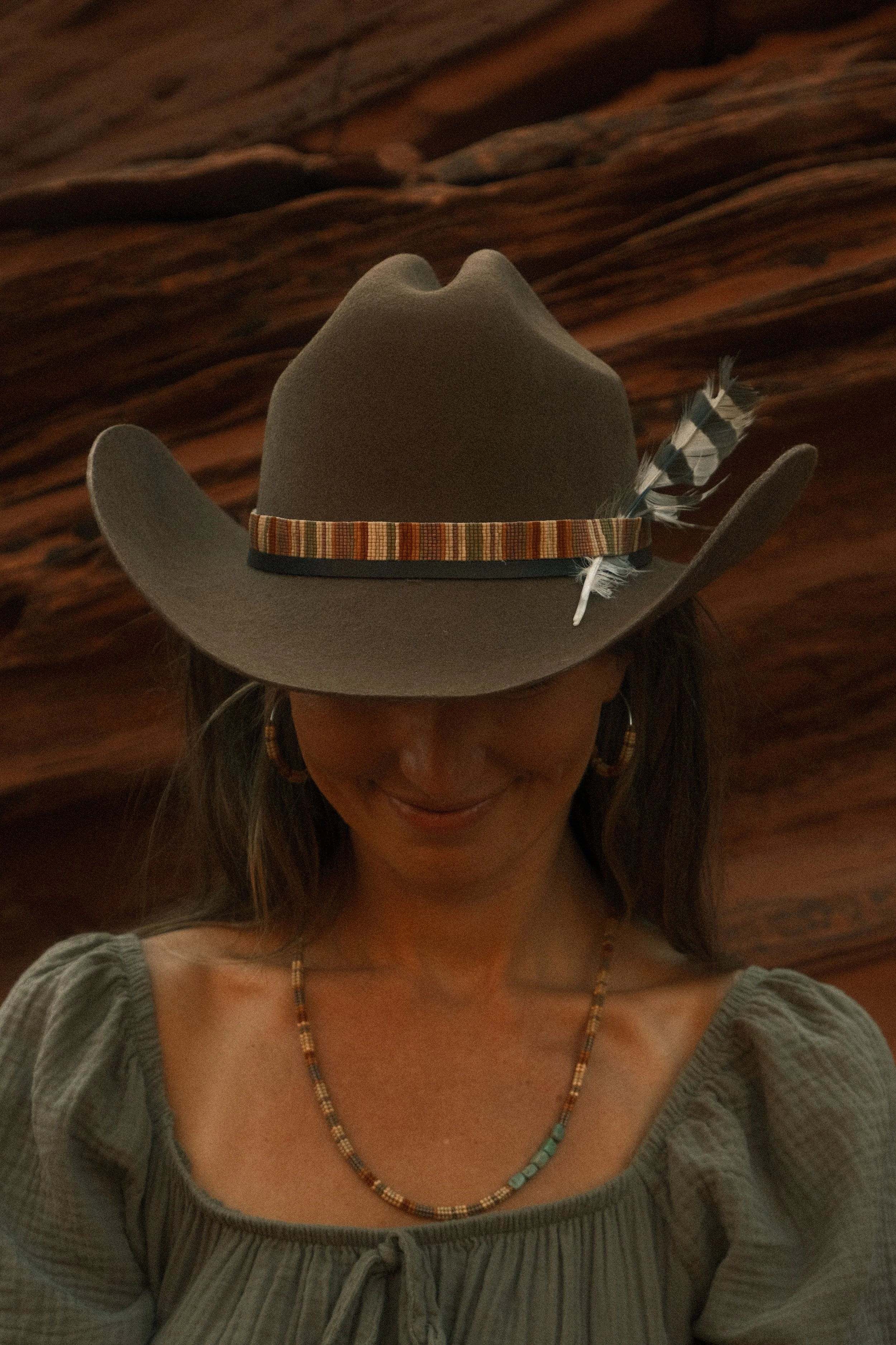 Bright Angel ❖ Beaded Hatband