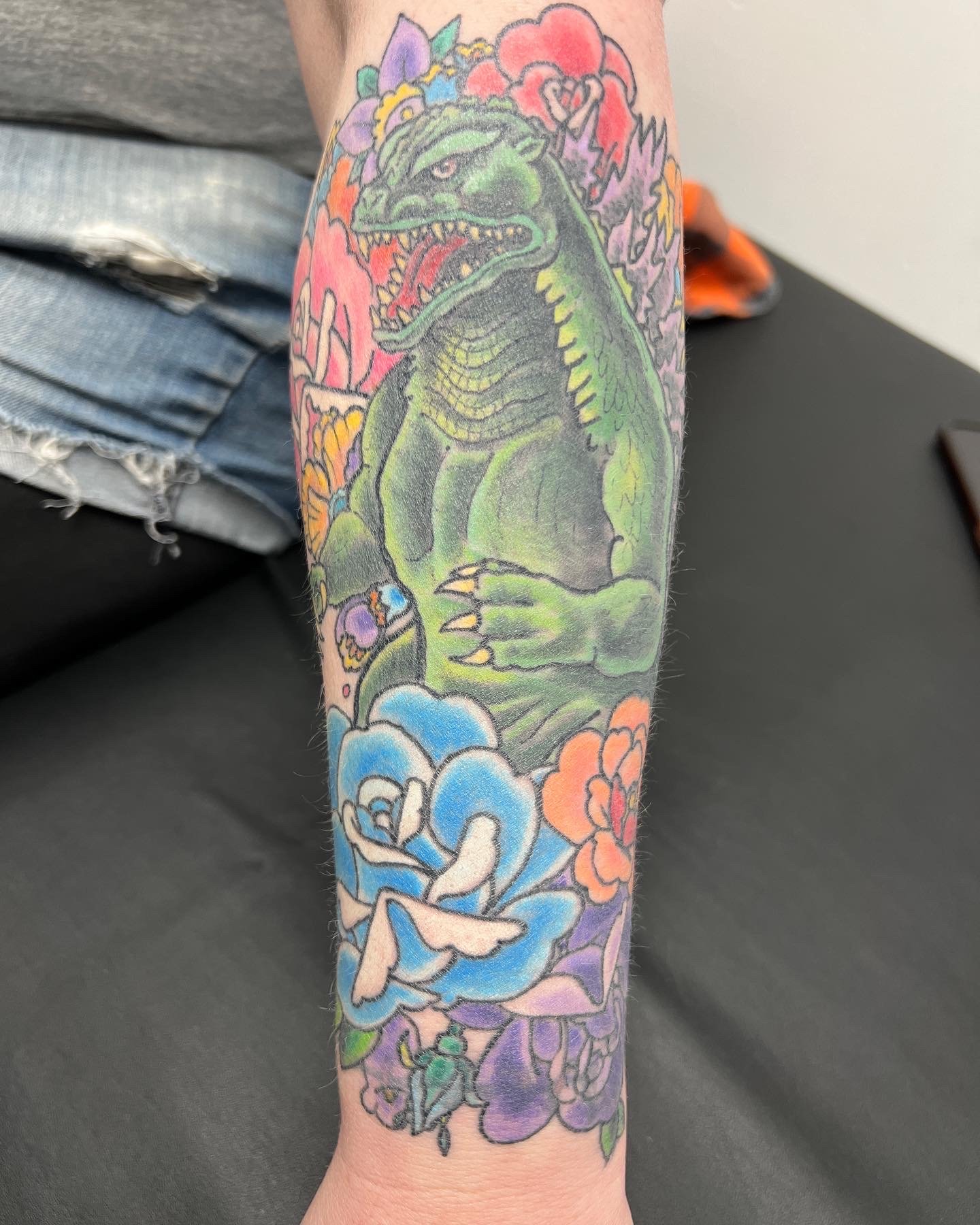 30 Best Godzilla Tattoo Ideas - Read This First | Godzilla tattoo, Tattoos,  Thigh tattoos women