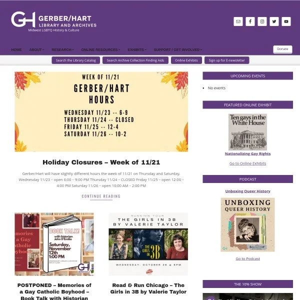 Gerber/Hart Library and Archives Midwest LGBTQ History & Culture
