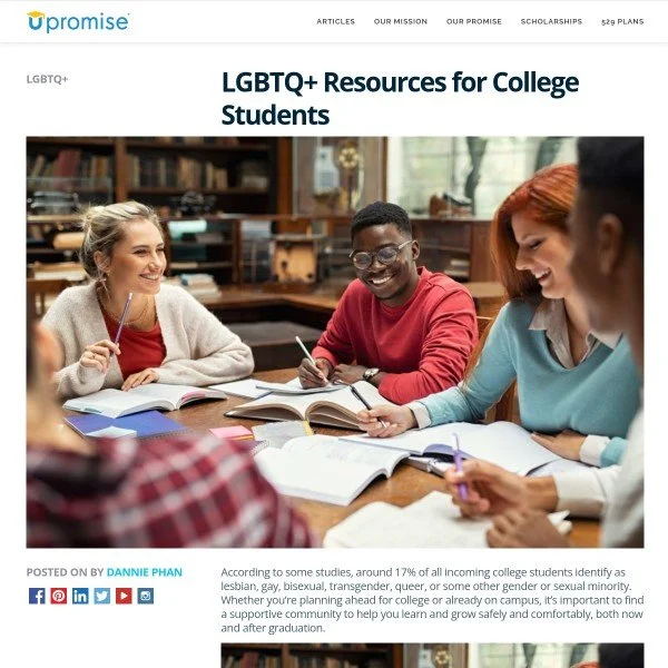 Searching for LGBTQ+-Friendly Colleges and Communities