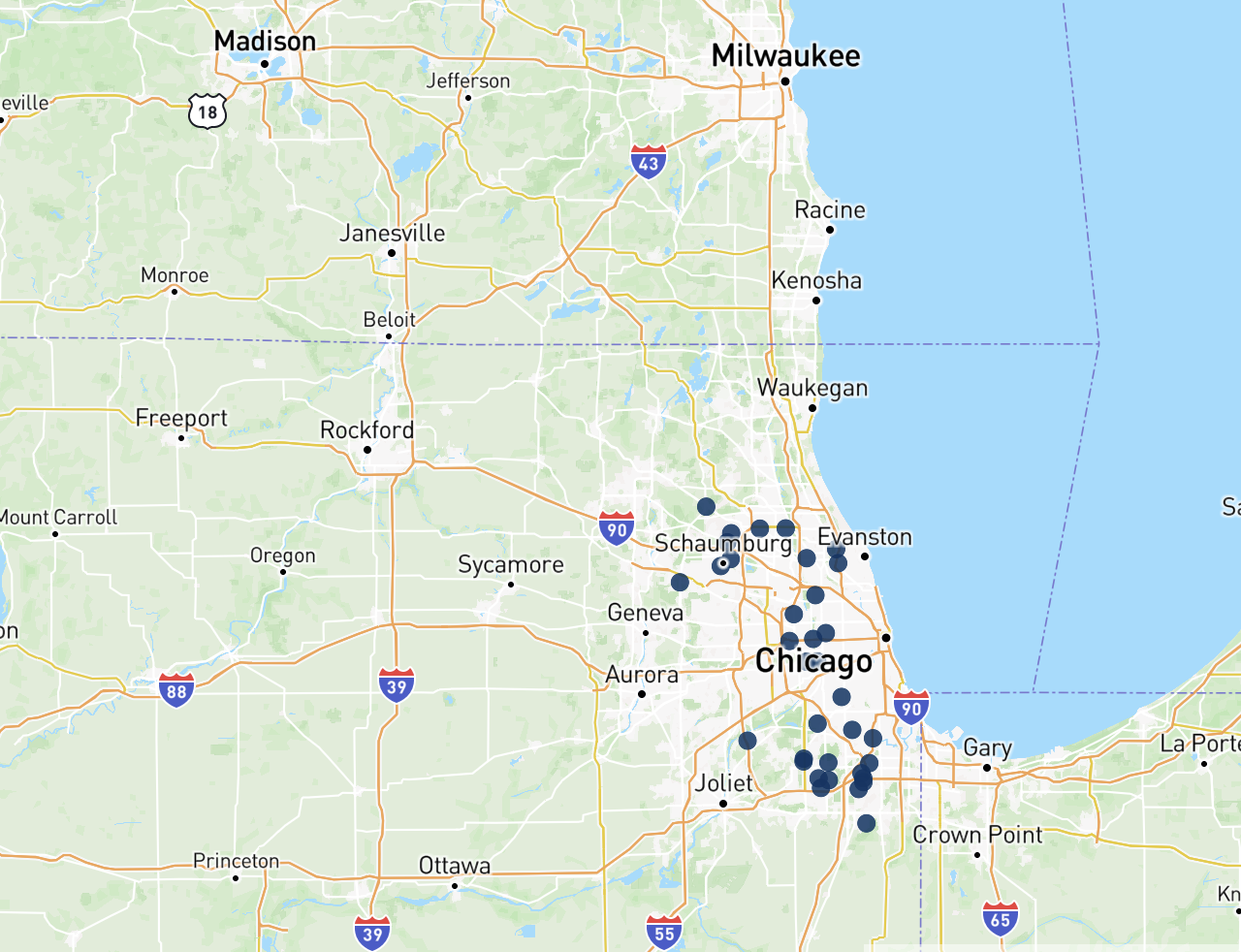 Cooling Centers Across Cook County