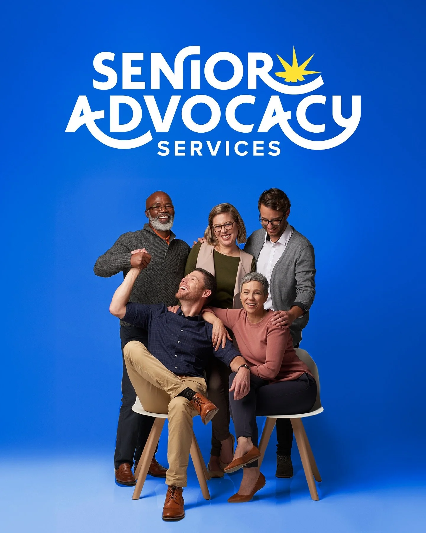 We crafted a custom logo suite, creative direction, and photography style for Senior Advocacy Services in Sonoma County. Their new website and collateral perfectly showcase how playful yet impactful this brand is, helping SAS stand out in the senior-