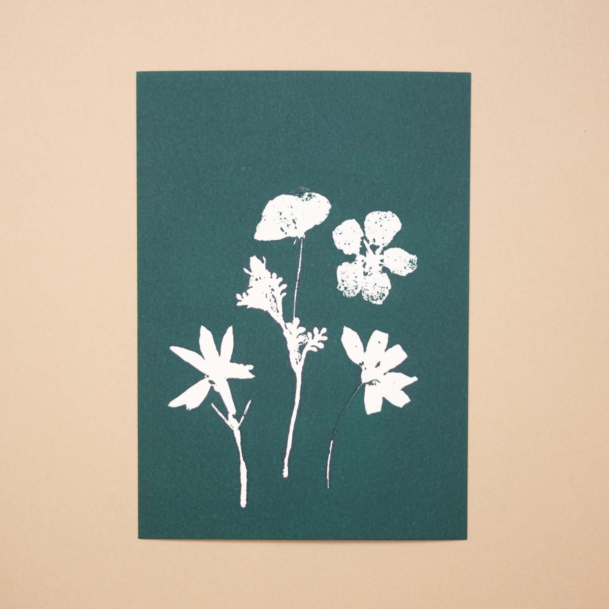 Botanical Monoprint (25AJ) (Original)