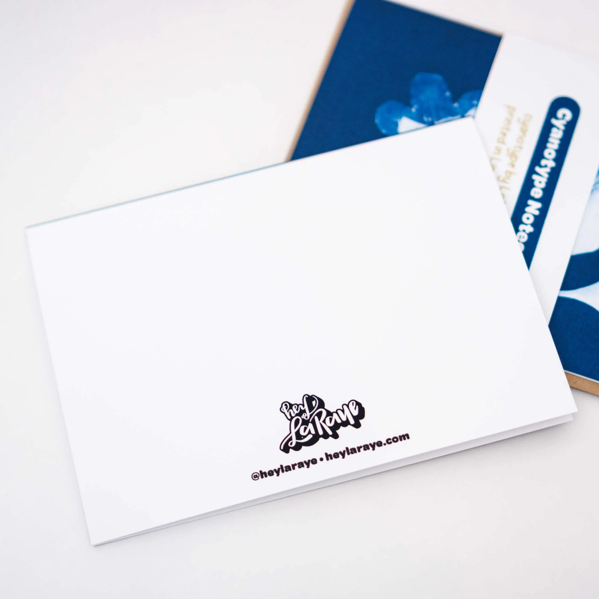 Cyanotype Notecard Back