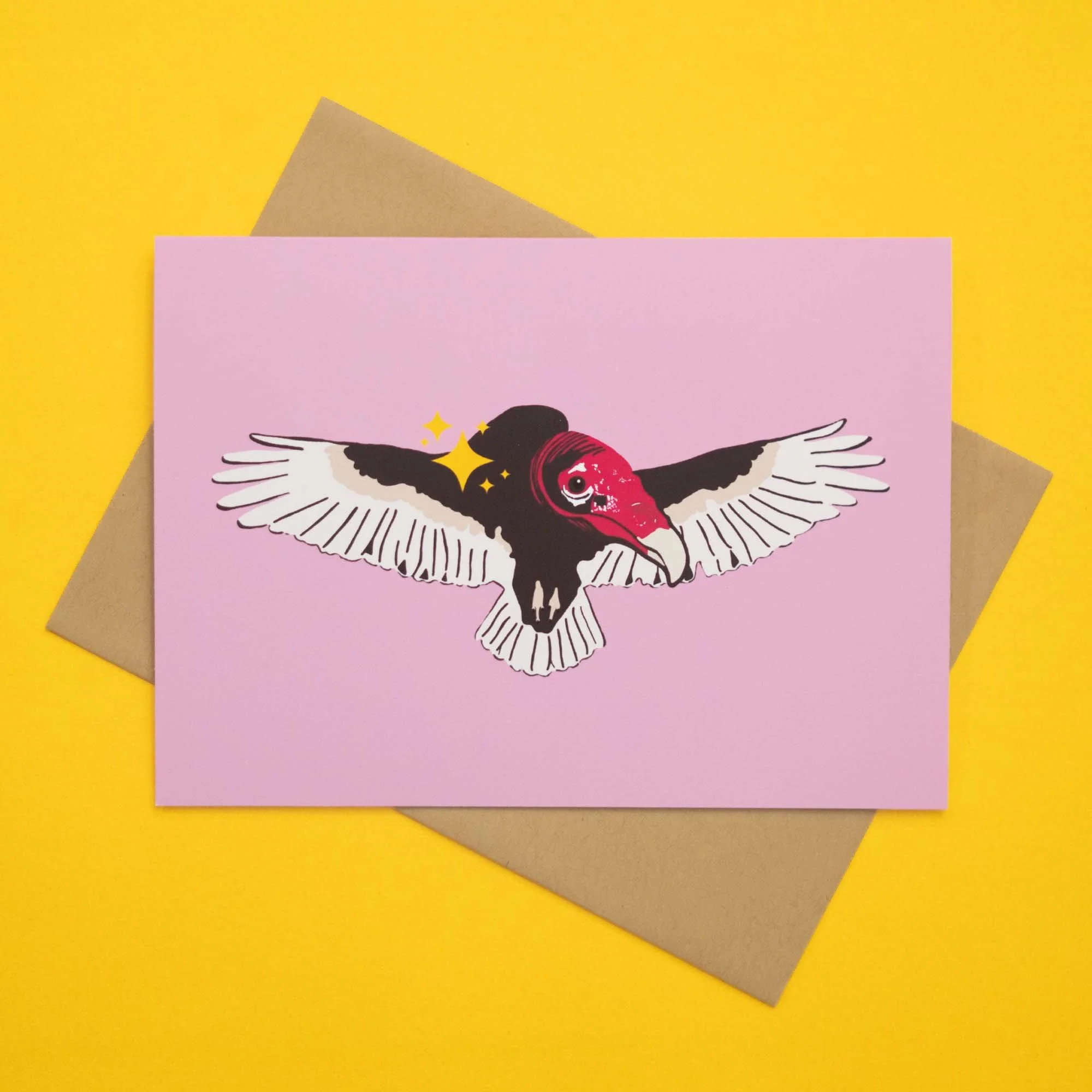Backyard Birds Notecard - Turkey Vulture