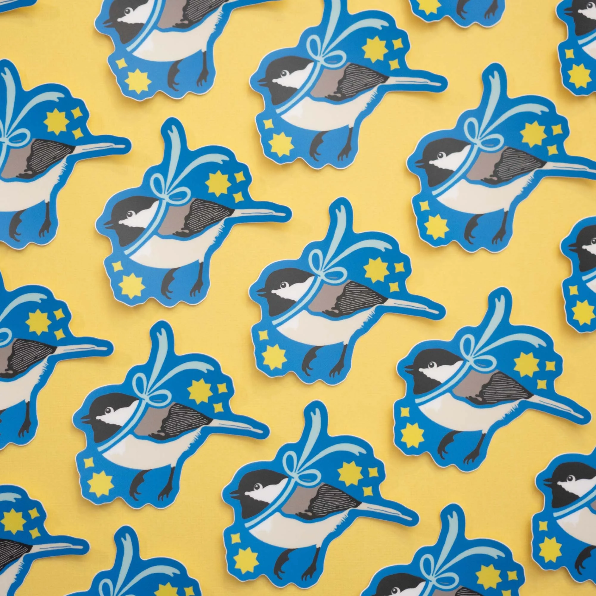 Black-Capped Chickadee Stickers