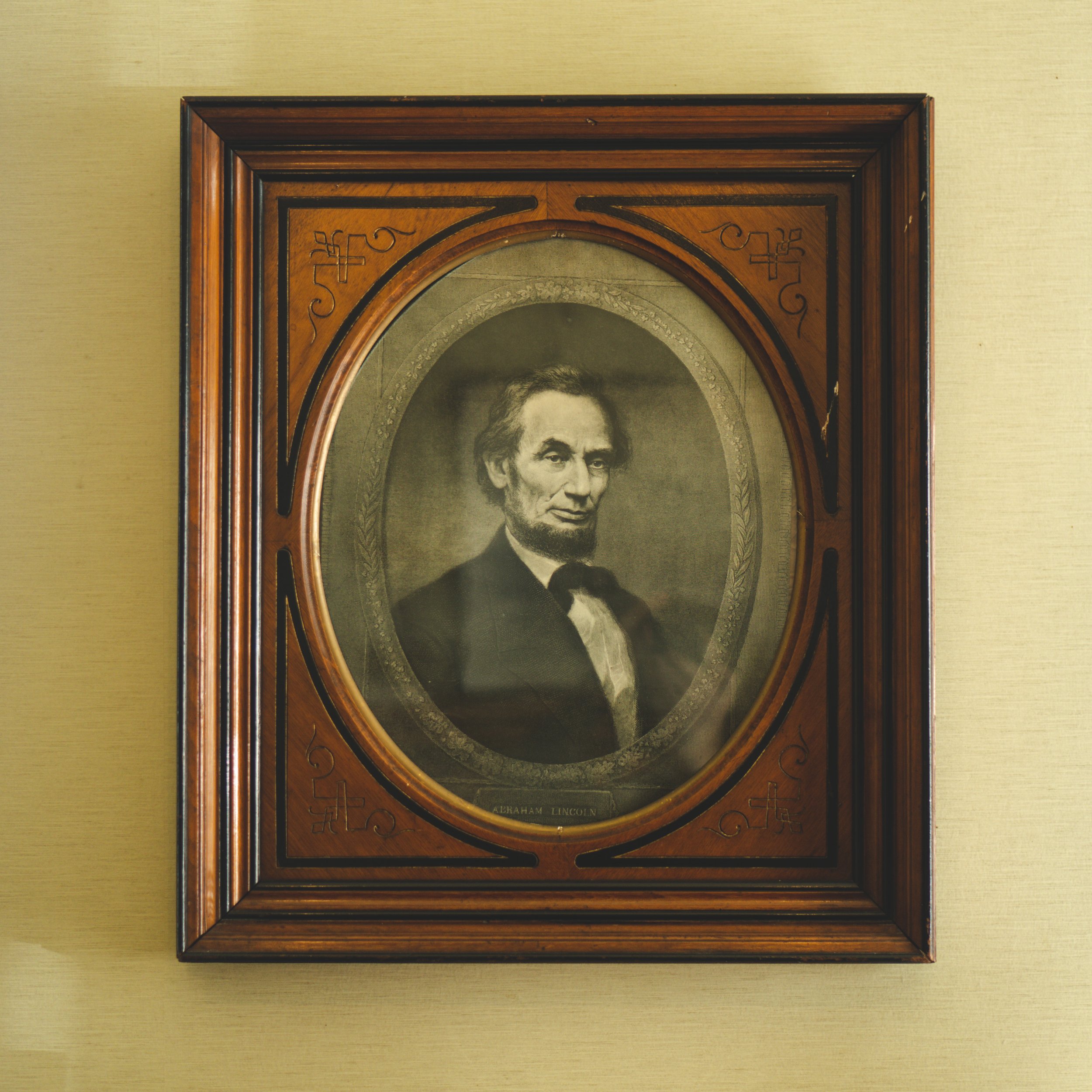Portrait of Abraham Lincoln at Hughes House