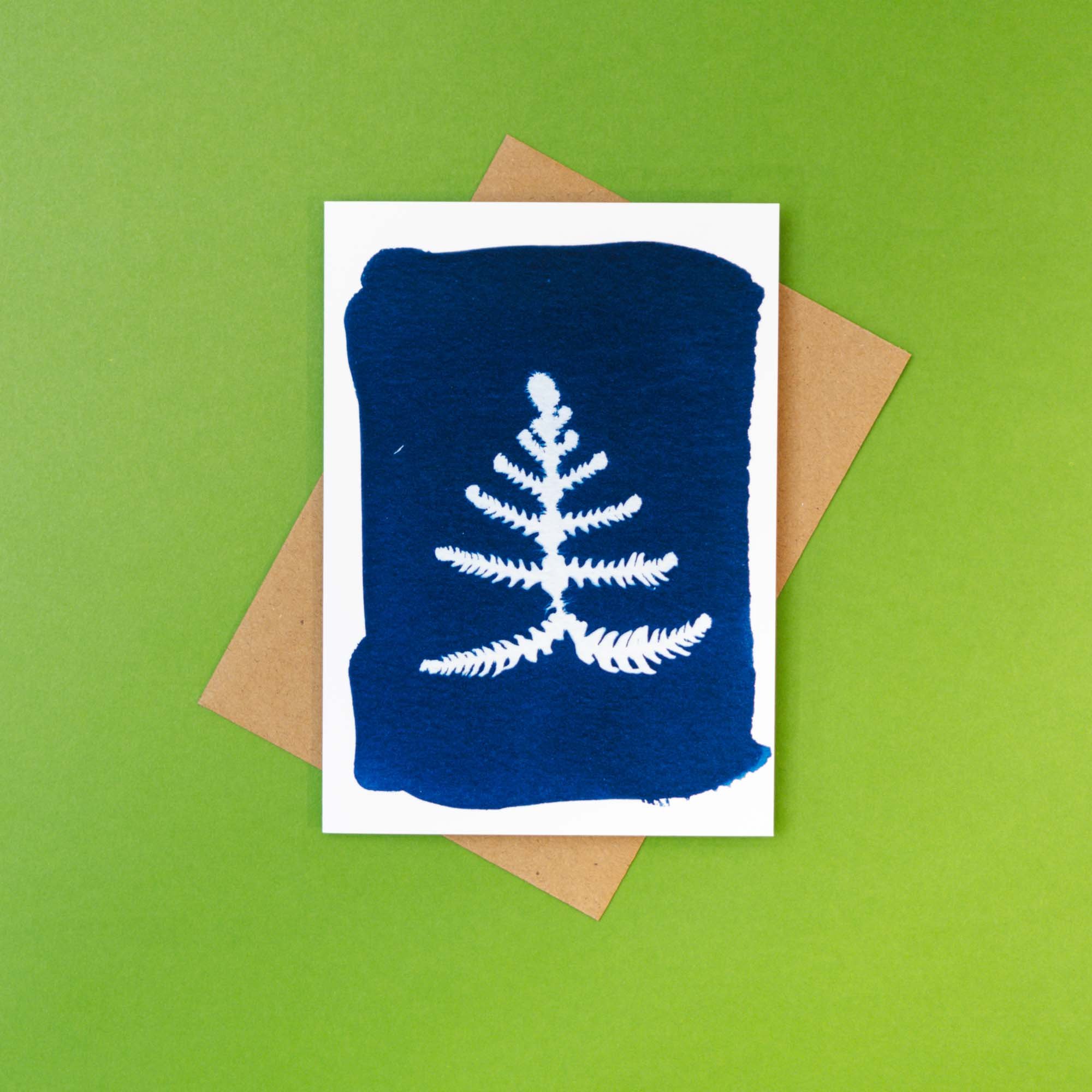 Cyanotype Notecard