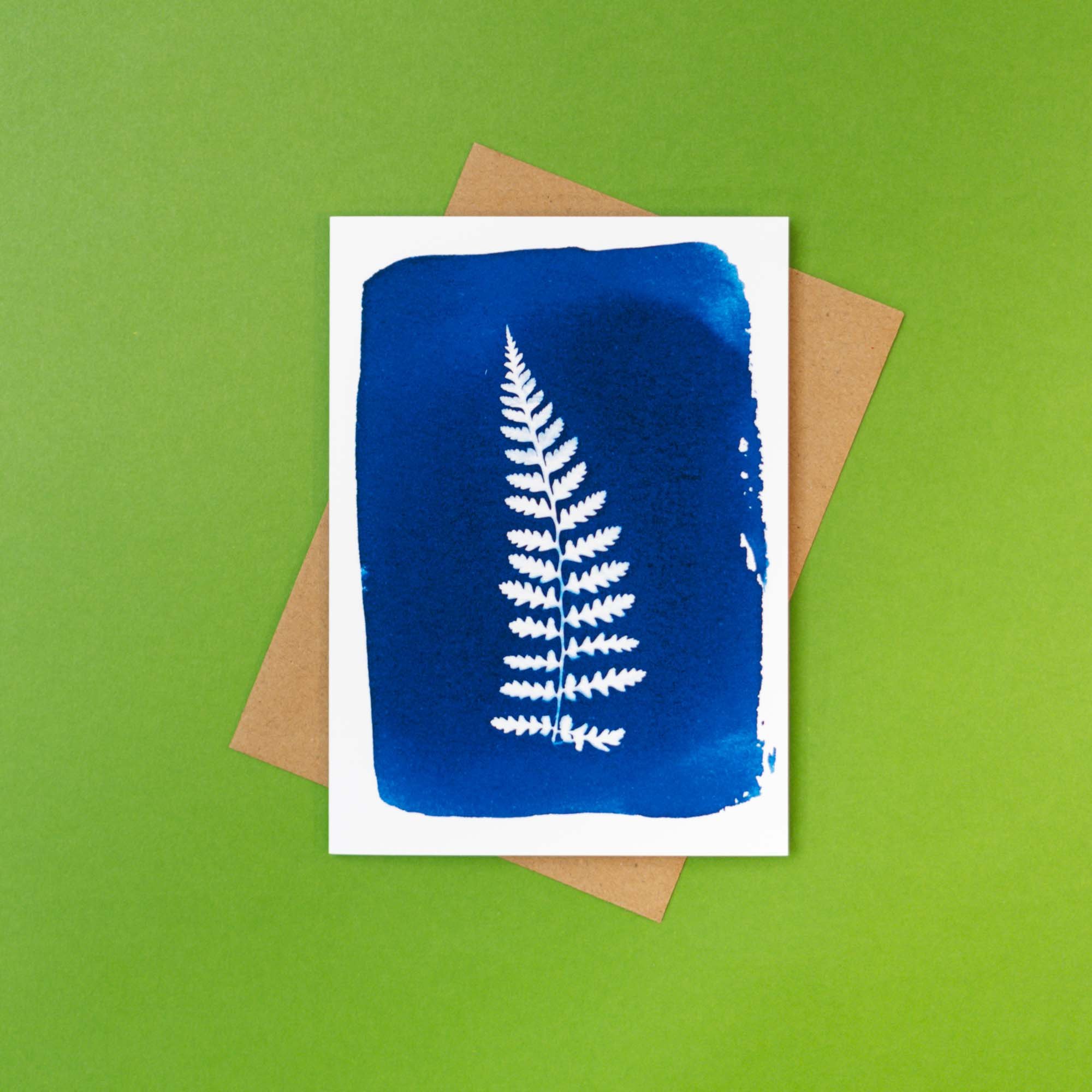 Cyanotype Notecard