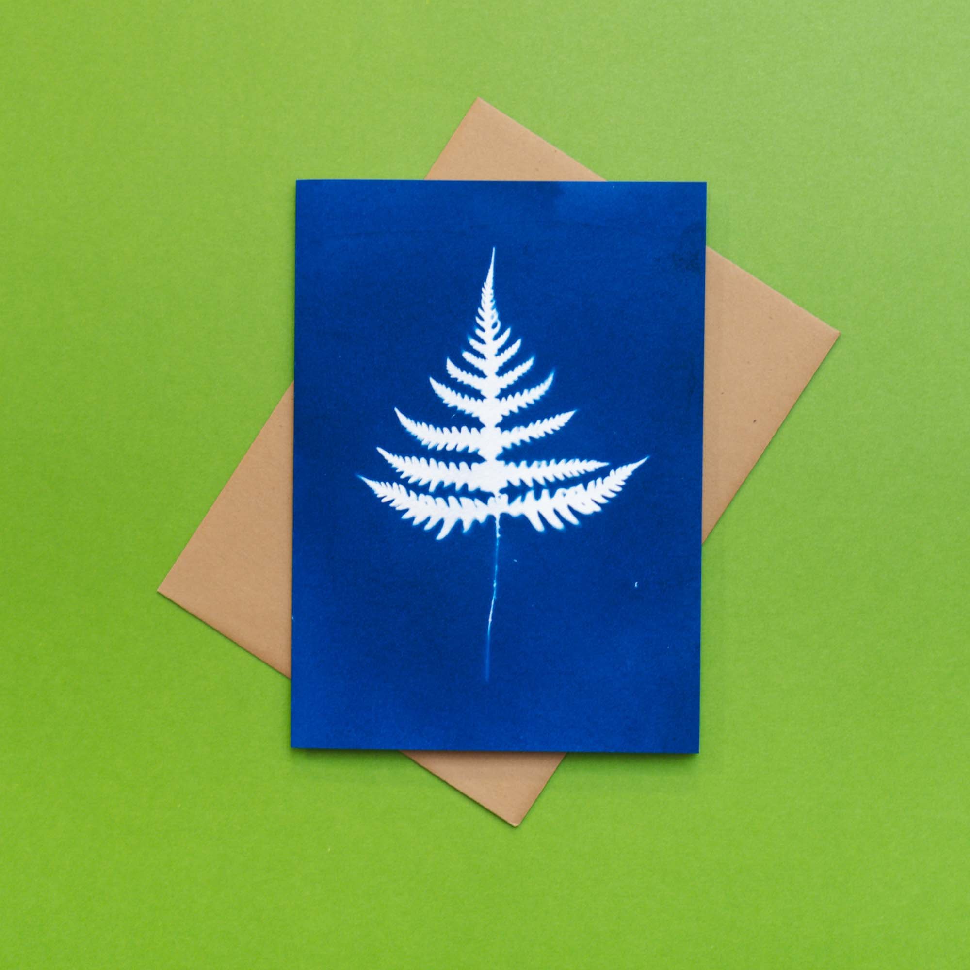 Cyanotype Notecard