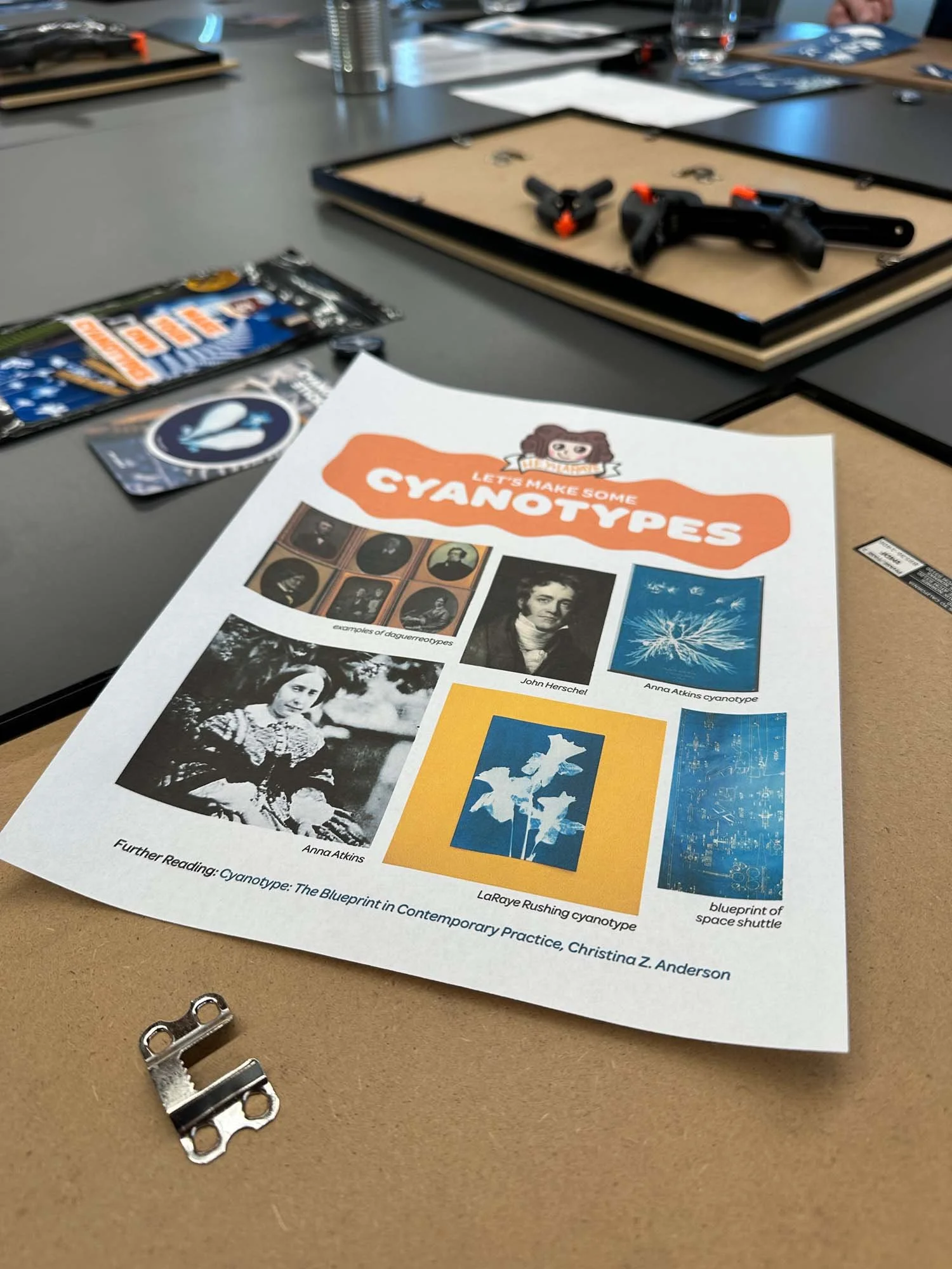 Teaching a Cyanotype Class
