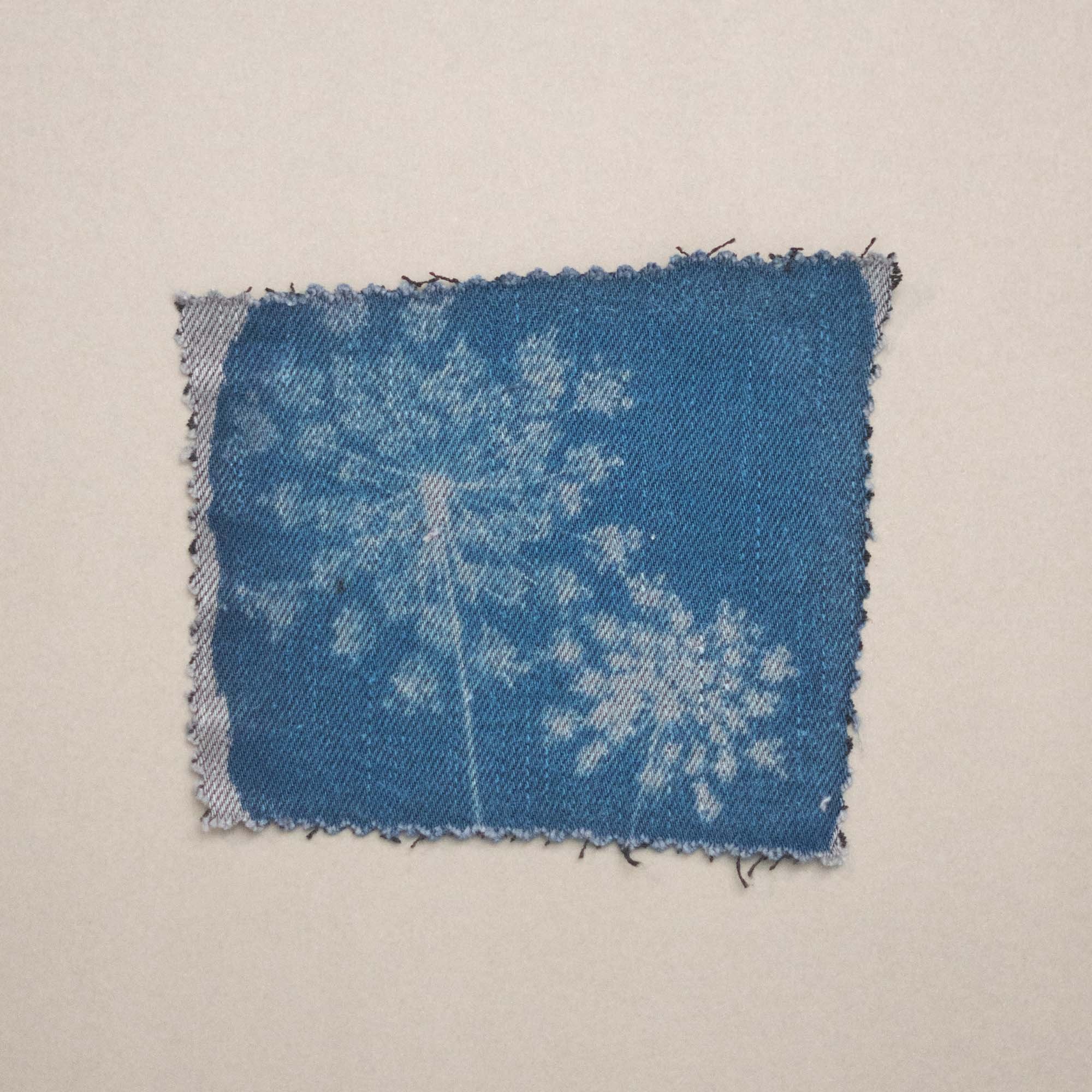 Cyanotype Denim Patch