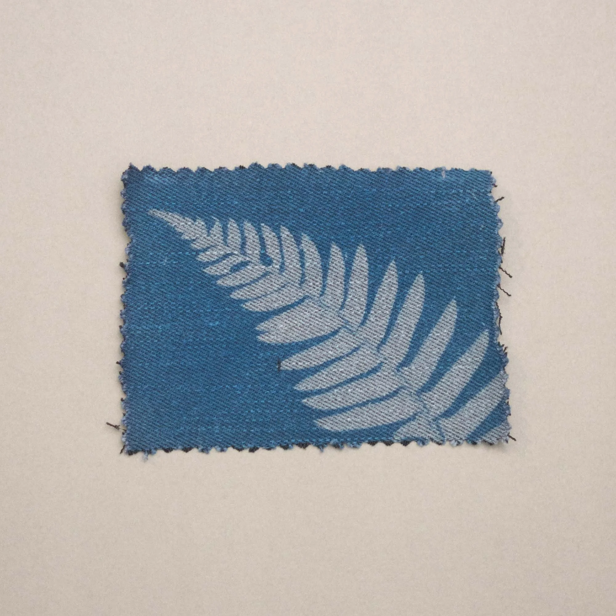 Cyanotype Denim Patch