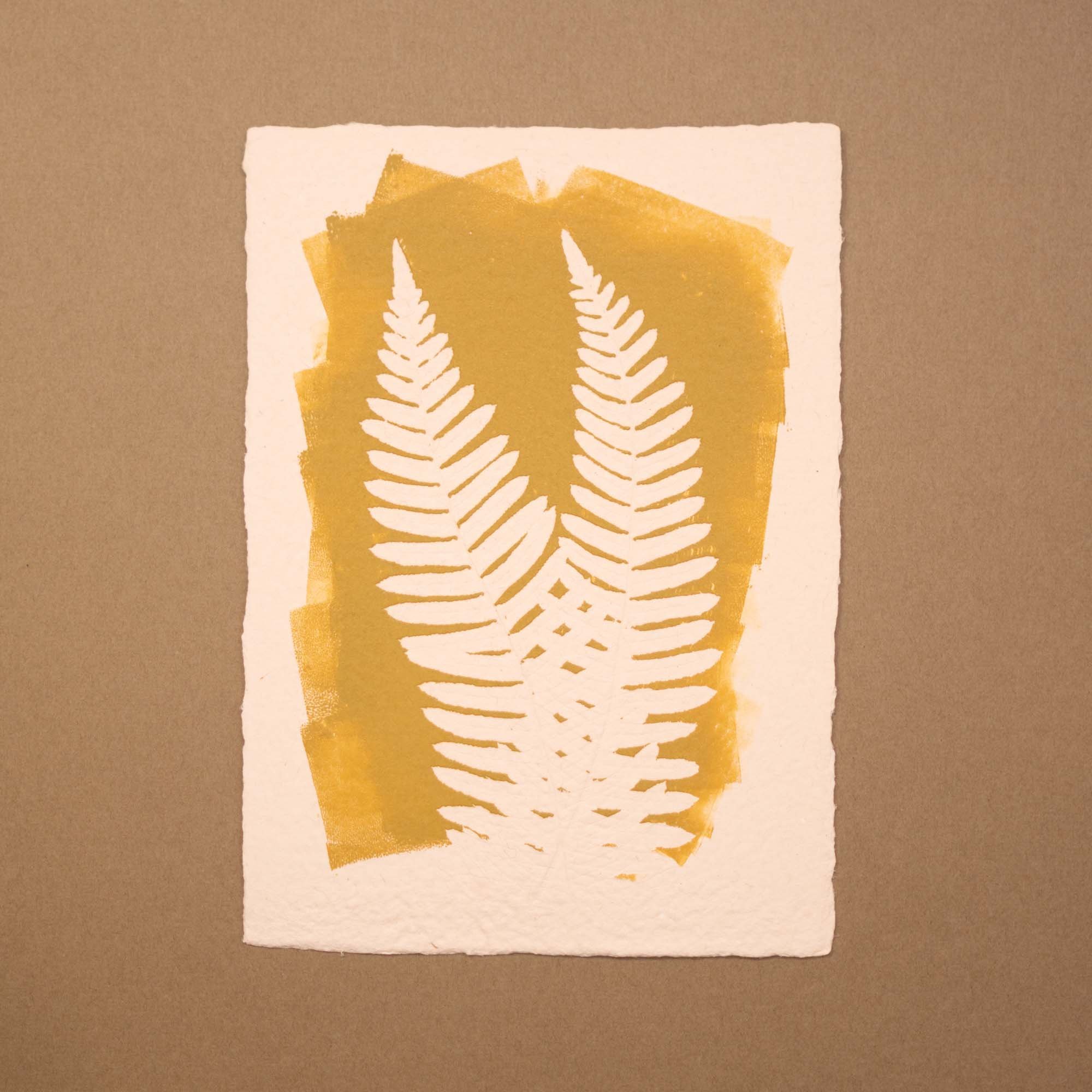 Botanical Monoprint (25AH) (Original)
