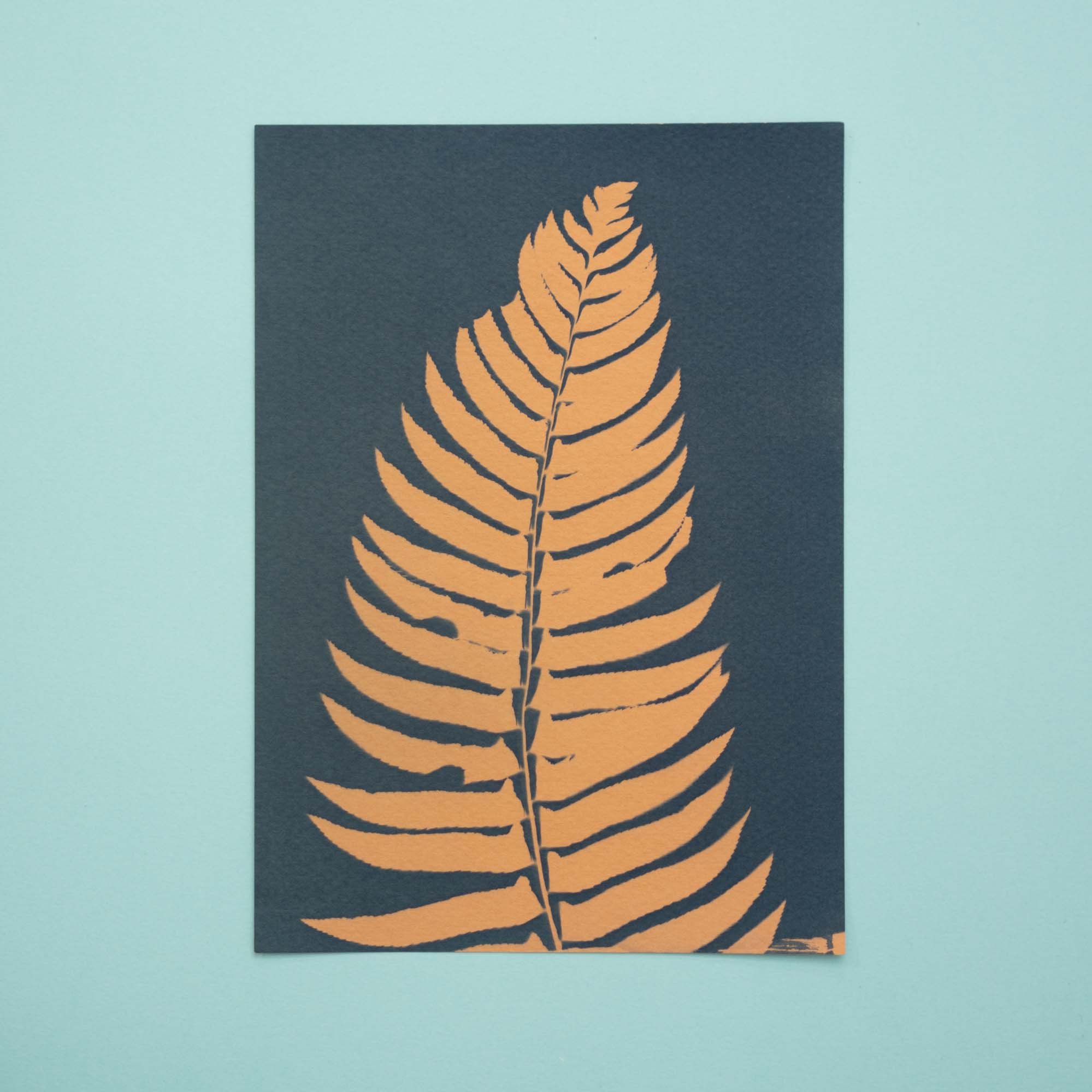 Botanical Cyanotype (25B16) (Original)