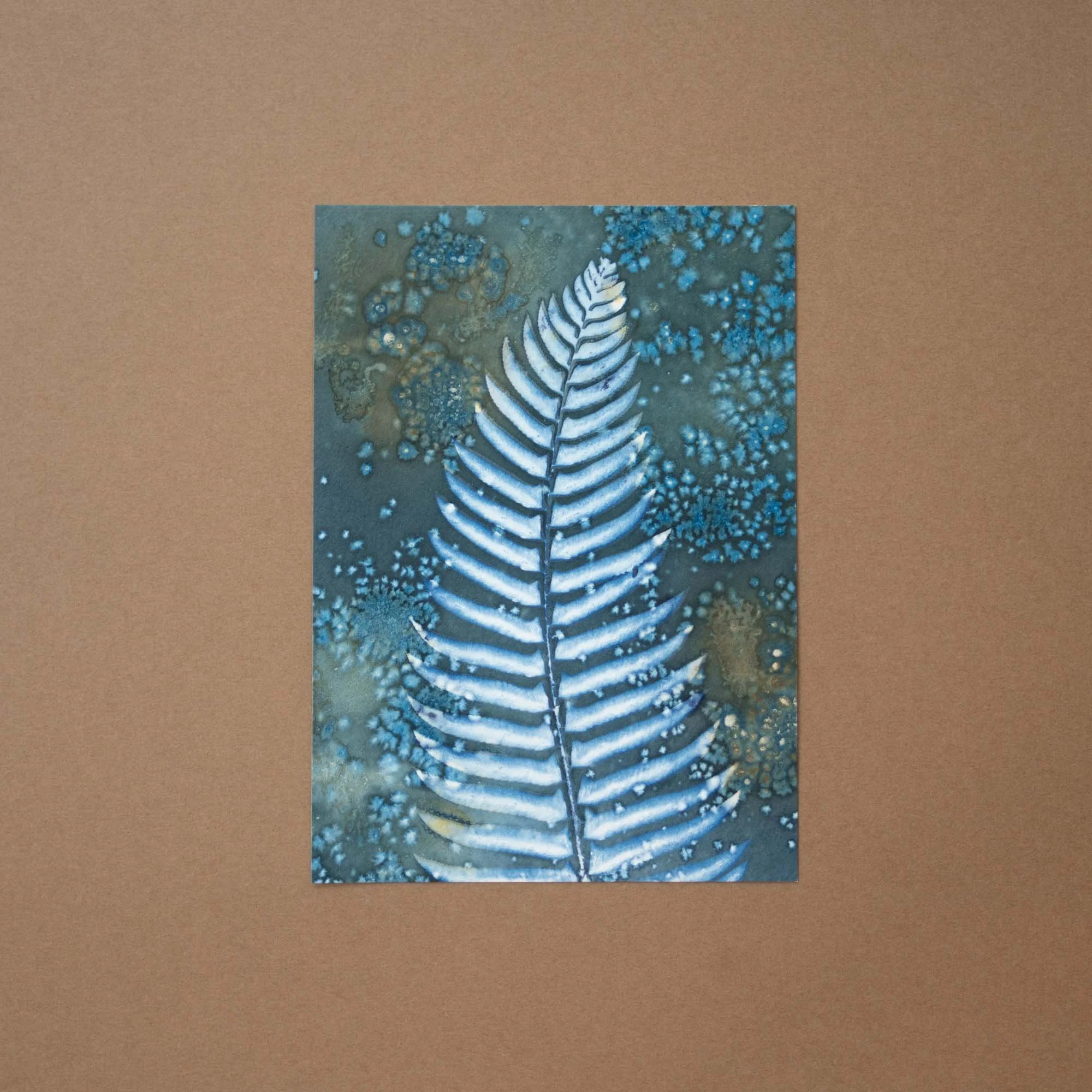 Swordfern Wet Cyanotype