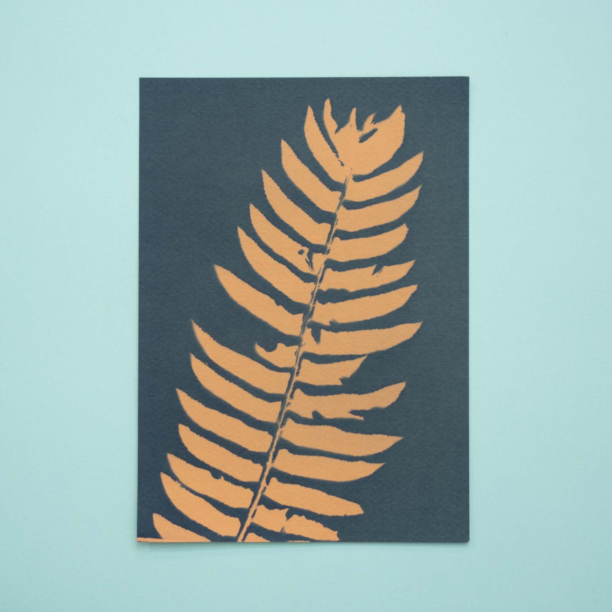 Botanical Cyanotype (25B15) (Original)