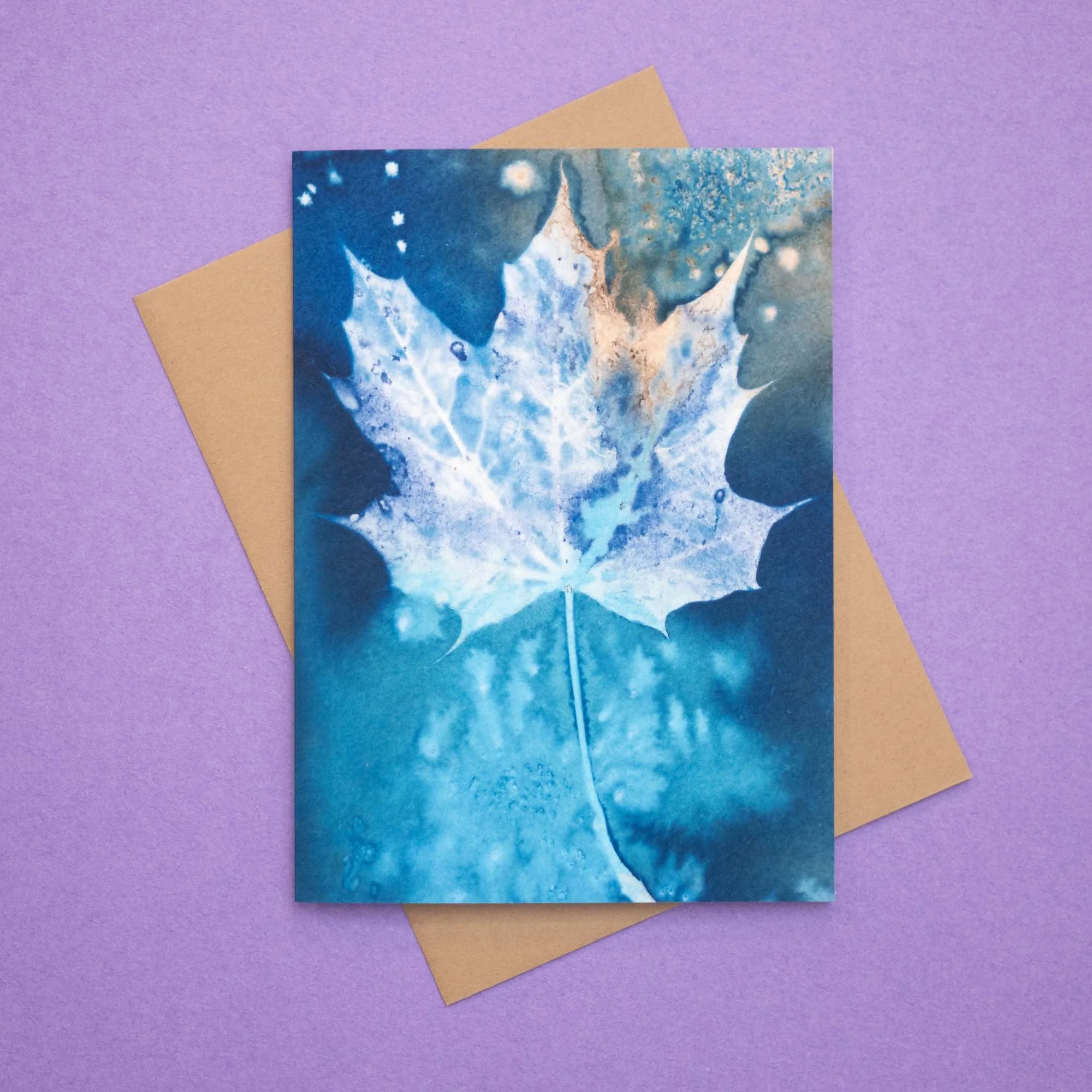 Cyanotype Notecard (X)