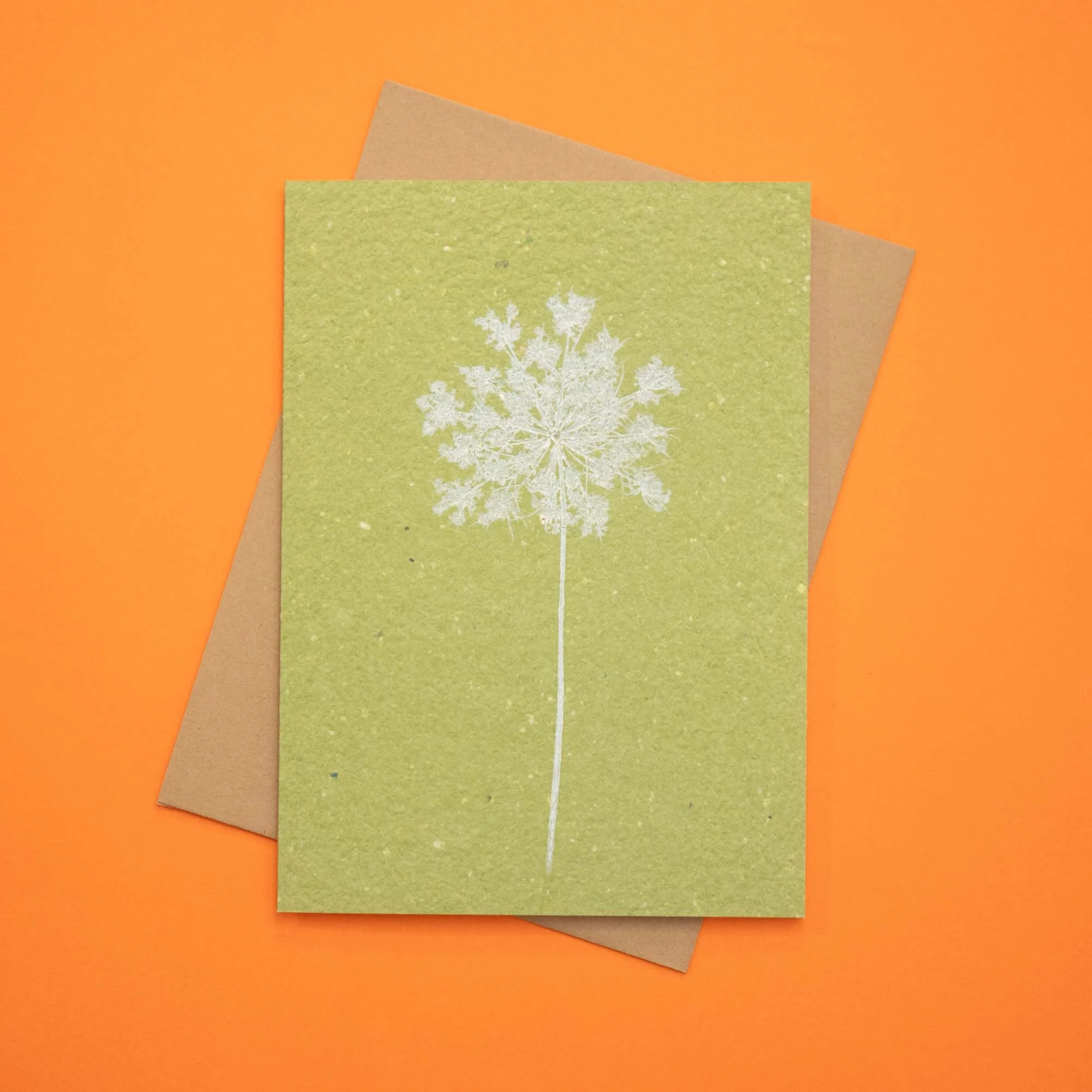 Monoprint notecard and envelope