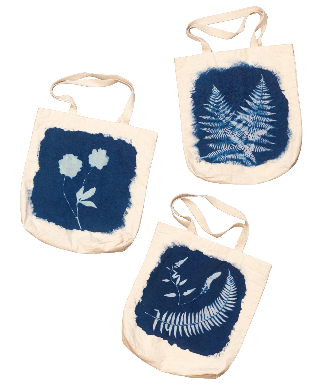 Cyanotype Tote Bags