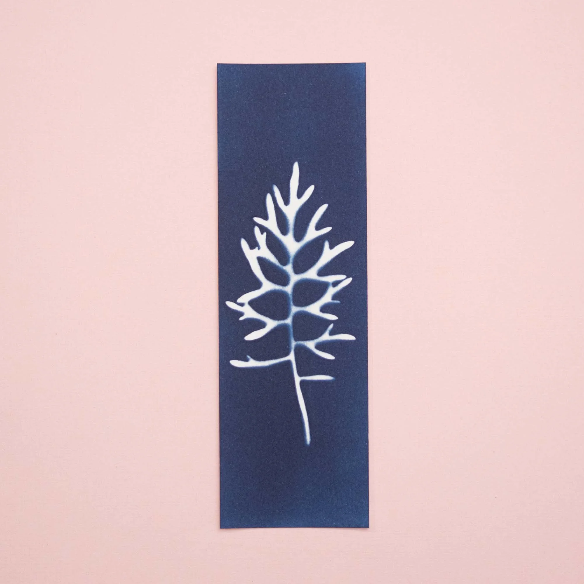 Botanical Cyanotype Bookmark (26B19) (Original)