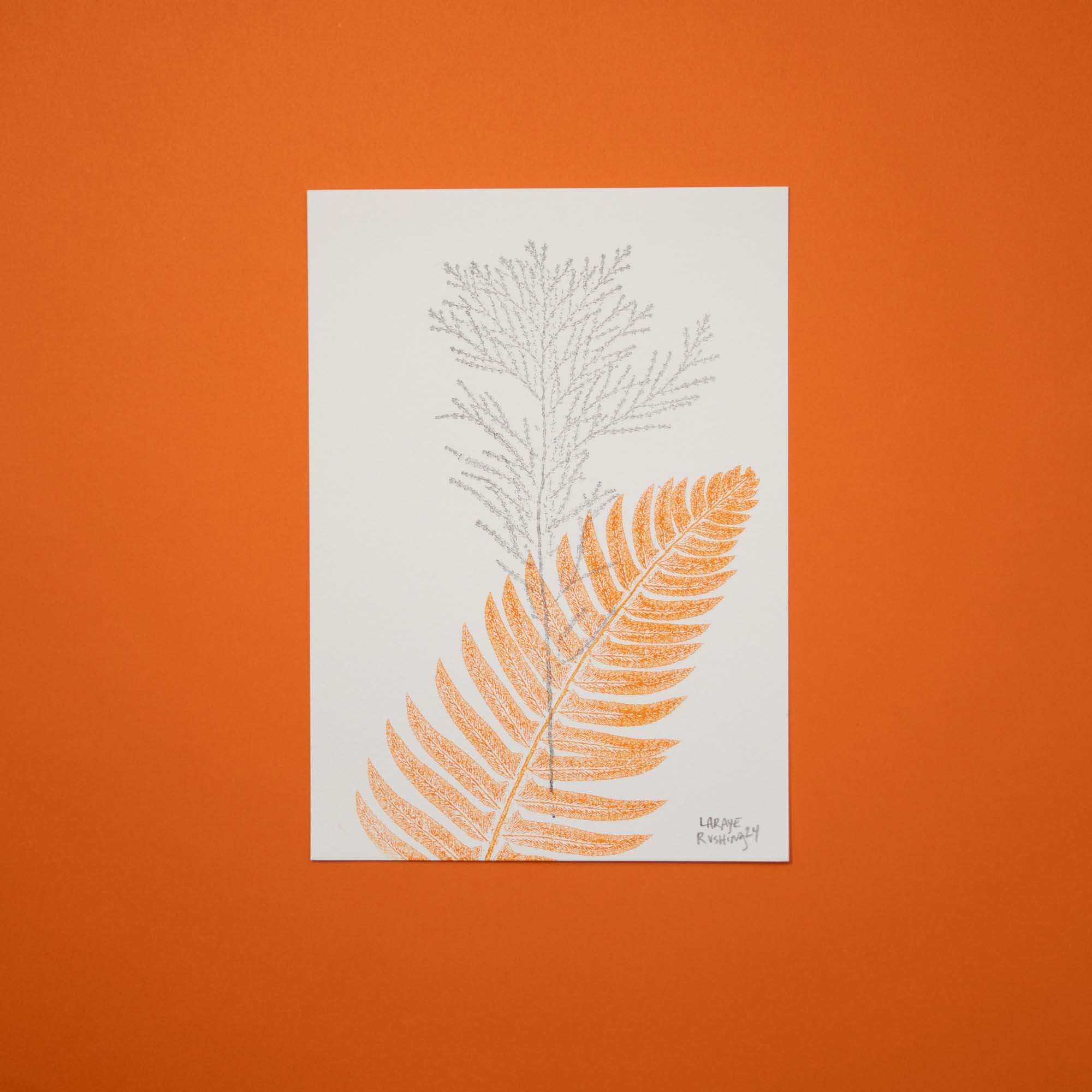 Botanical Monoprint (24BA) (Original)